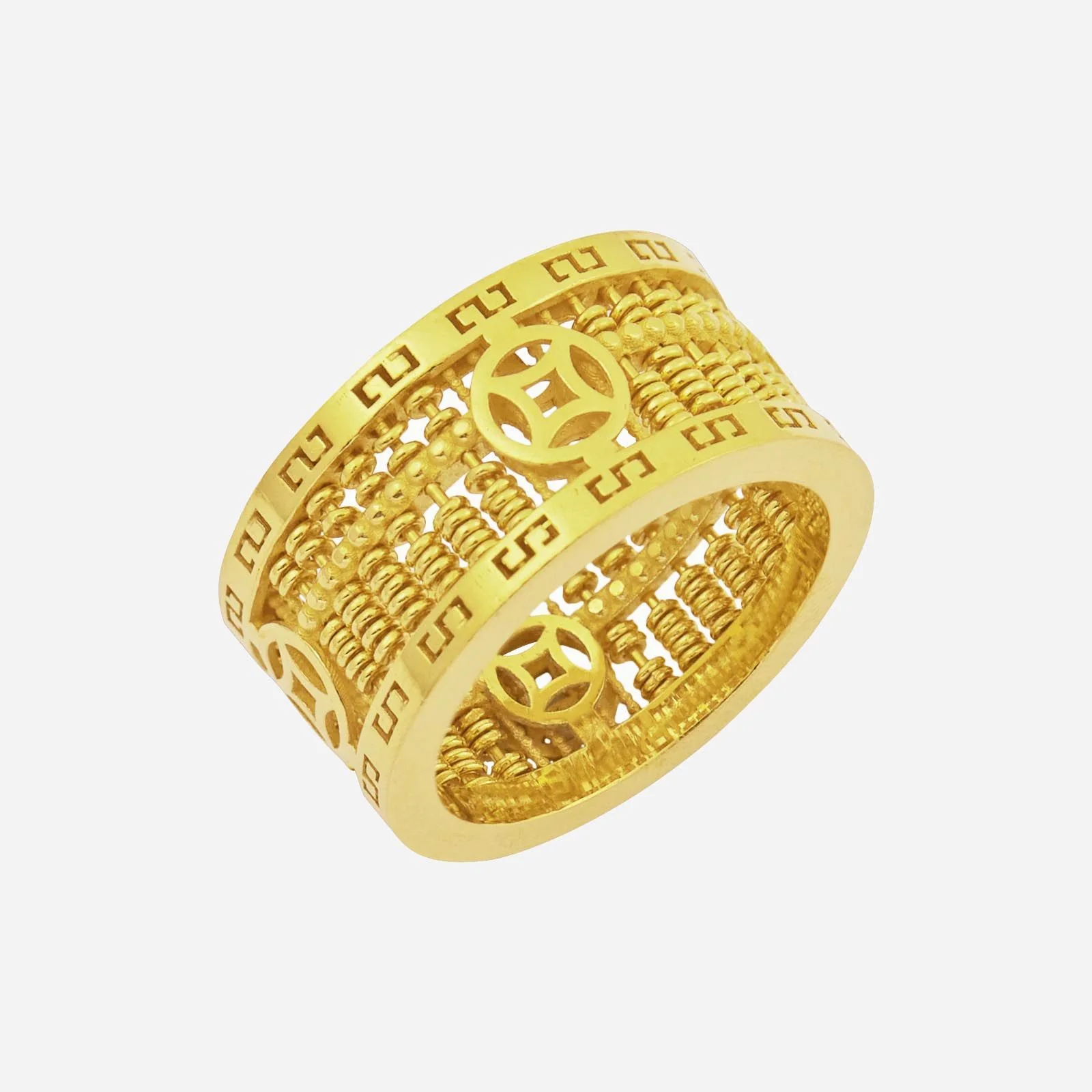 Abacus Band in Yellow Gold (C22KABACUS0072A)