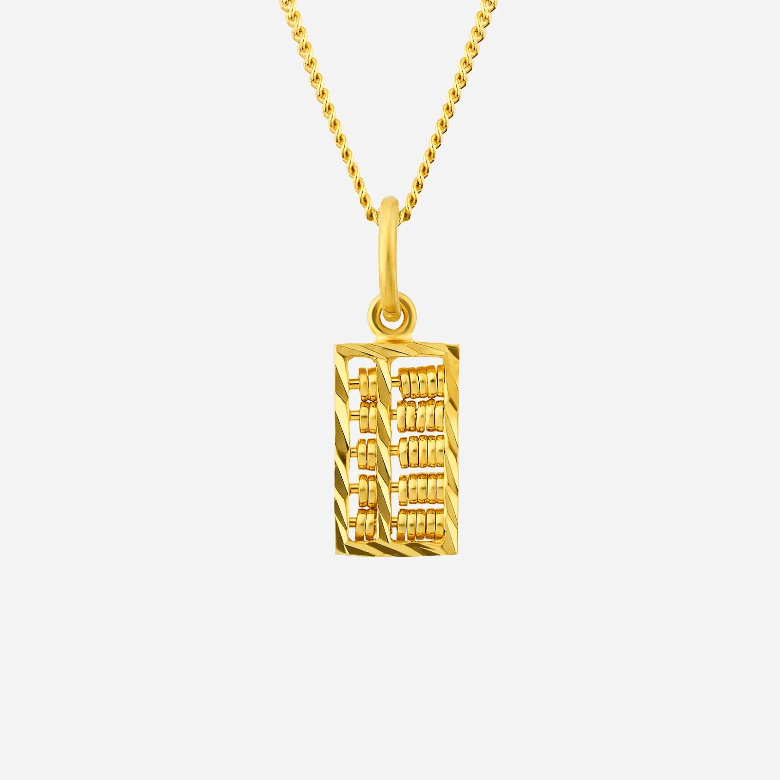 Abacus Pendant in Yellow Gold (G22KABACUS1388A)