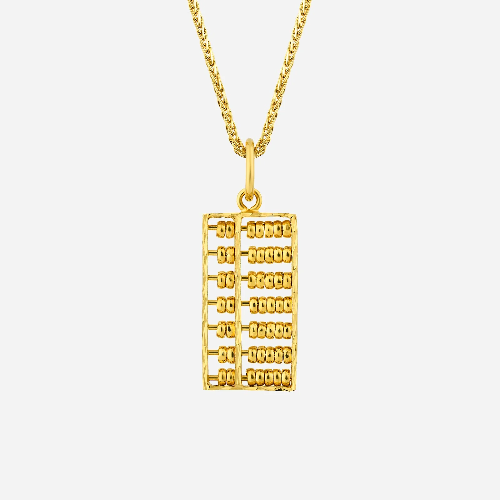 Abacus Pendant in Yellow Gold (G22KABACUS1393A)
