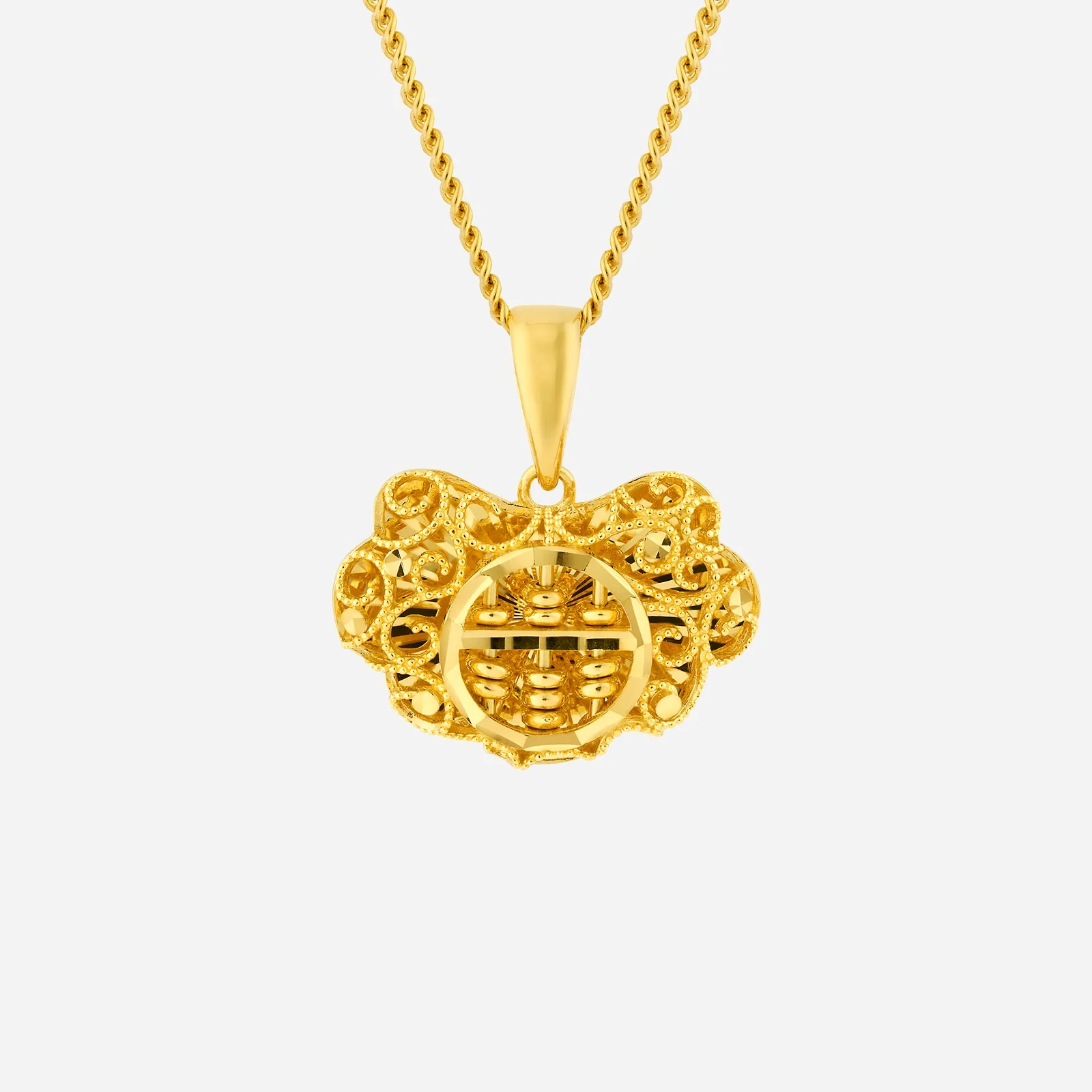 Abacus Pendant in Yellow Gold (G22KABACUS1405A)