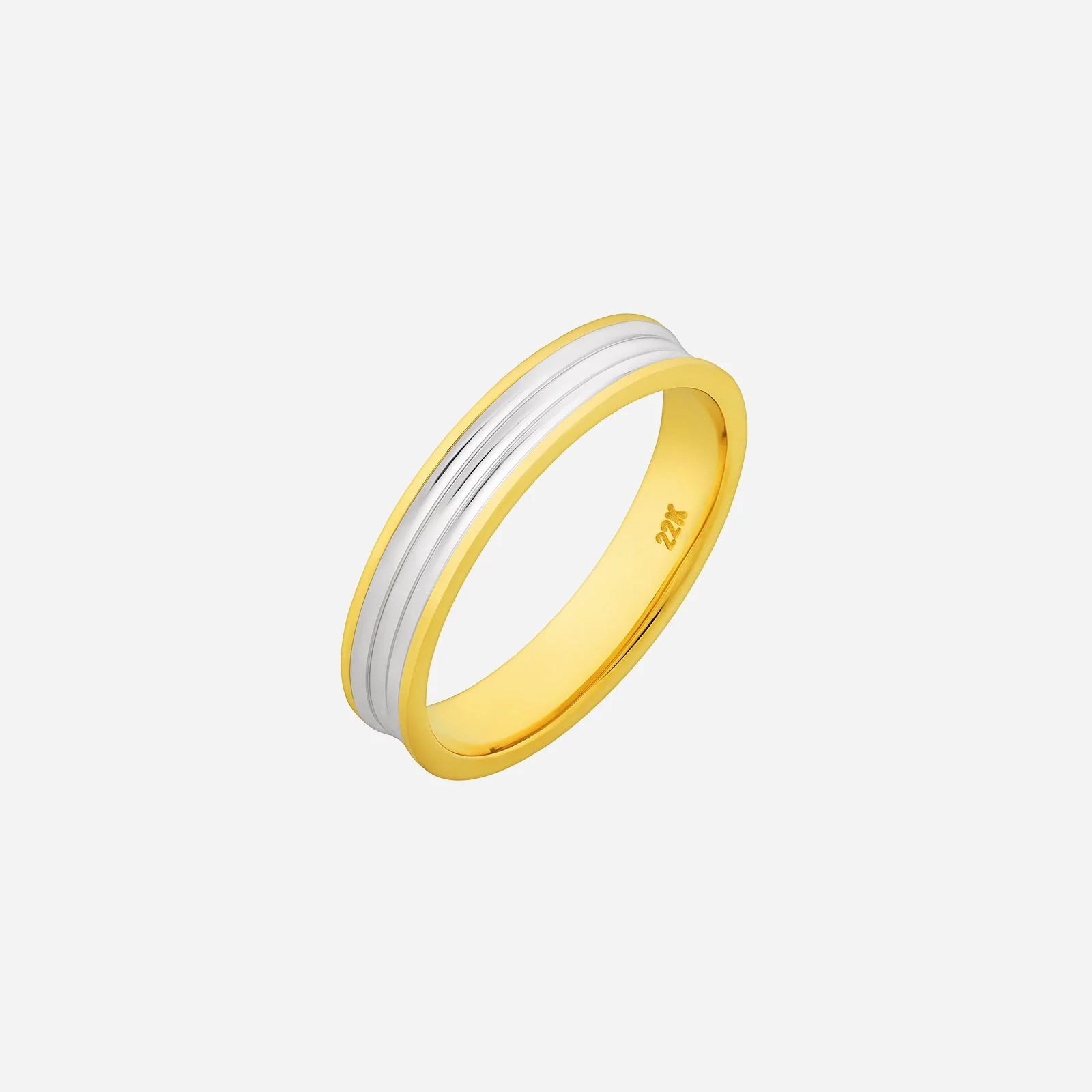 Adore Band in Yellow White Gold (C22KWBAND0090400047A)