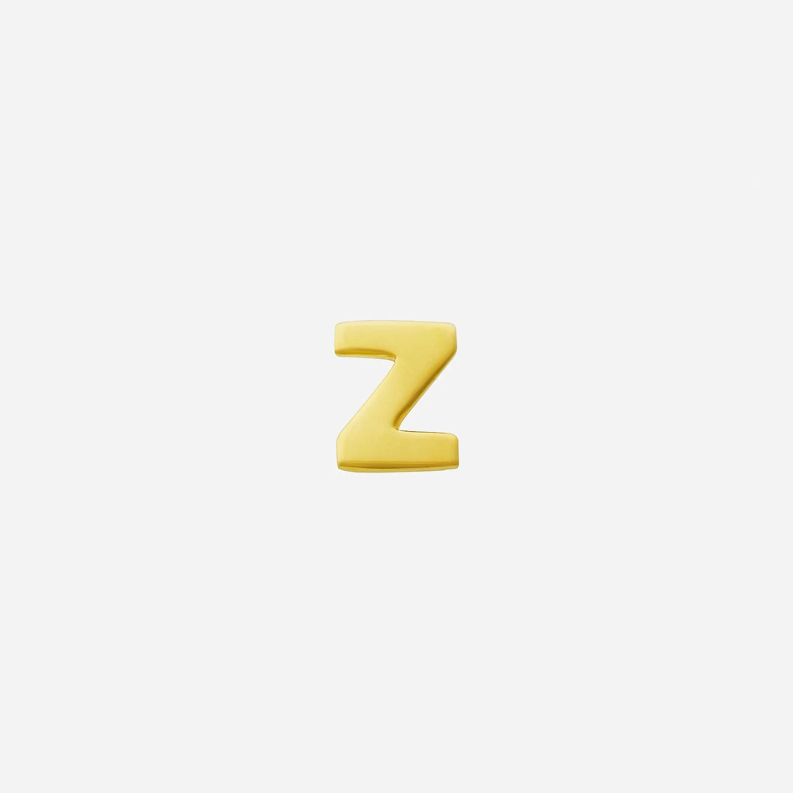 Alphabet Z Earring in Yellow Gold (H22KALPHAZ1476A)