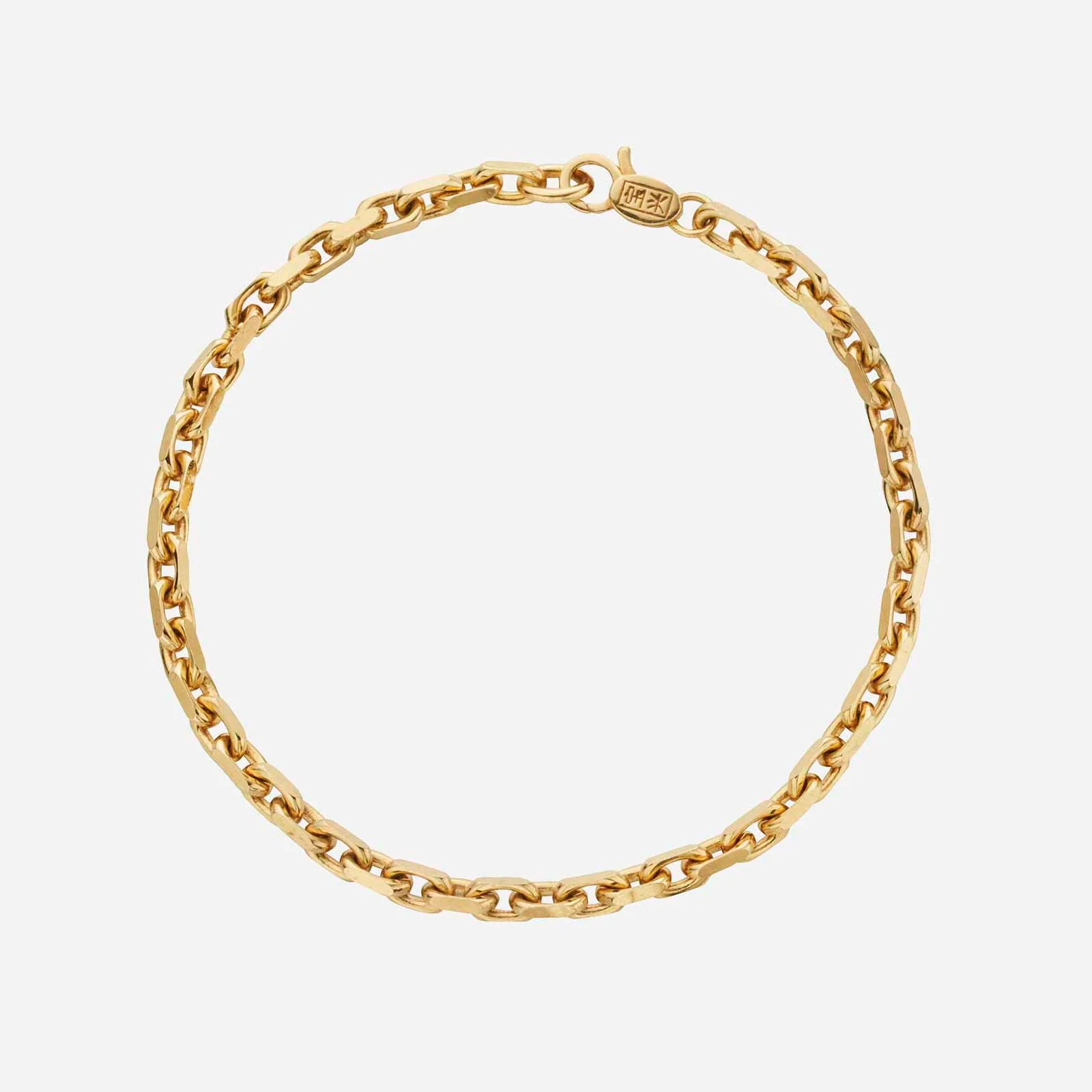 Anchor Chain Bracelet in Yellow Gold (EANCHOR0400499A)