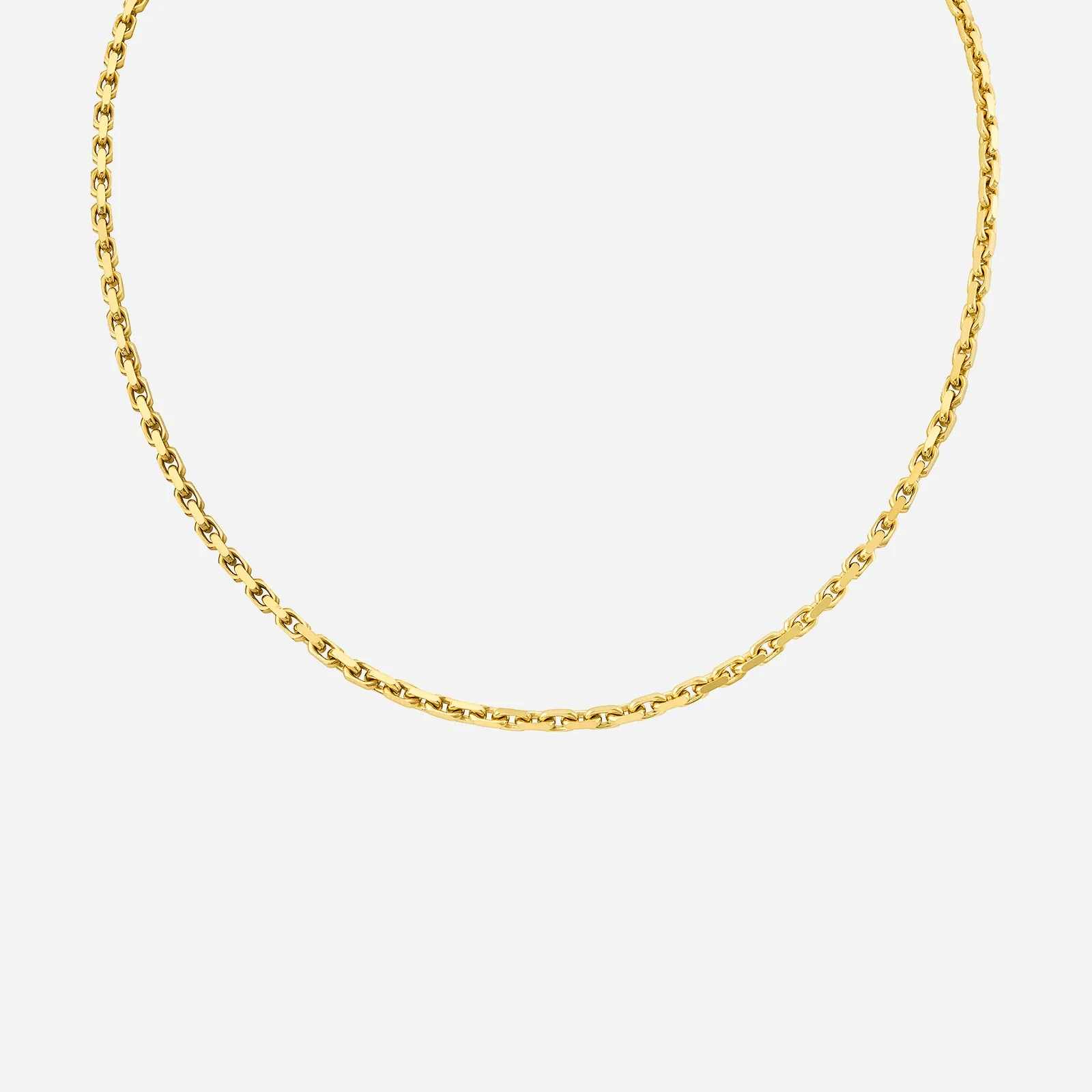 Anchor Chain Necklace in Yellow Gold (FANCHOR0300442A)