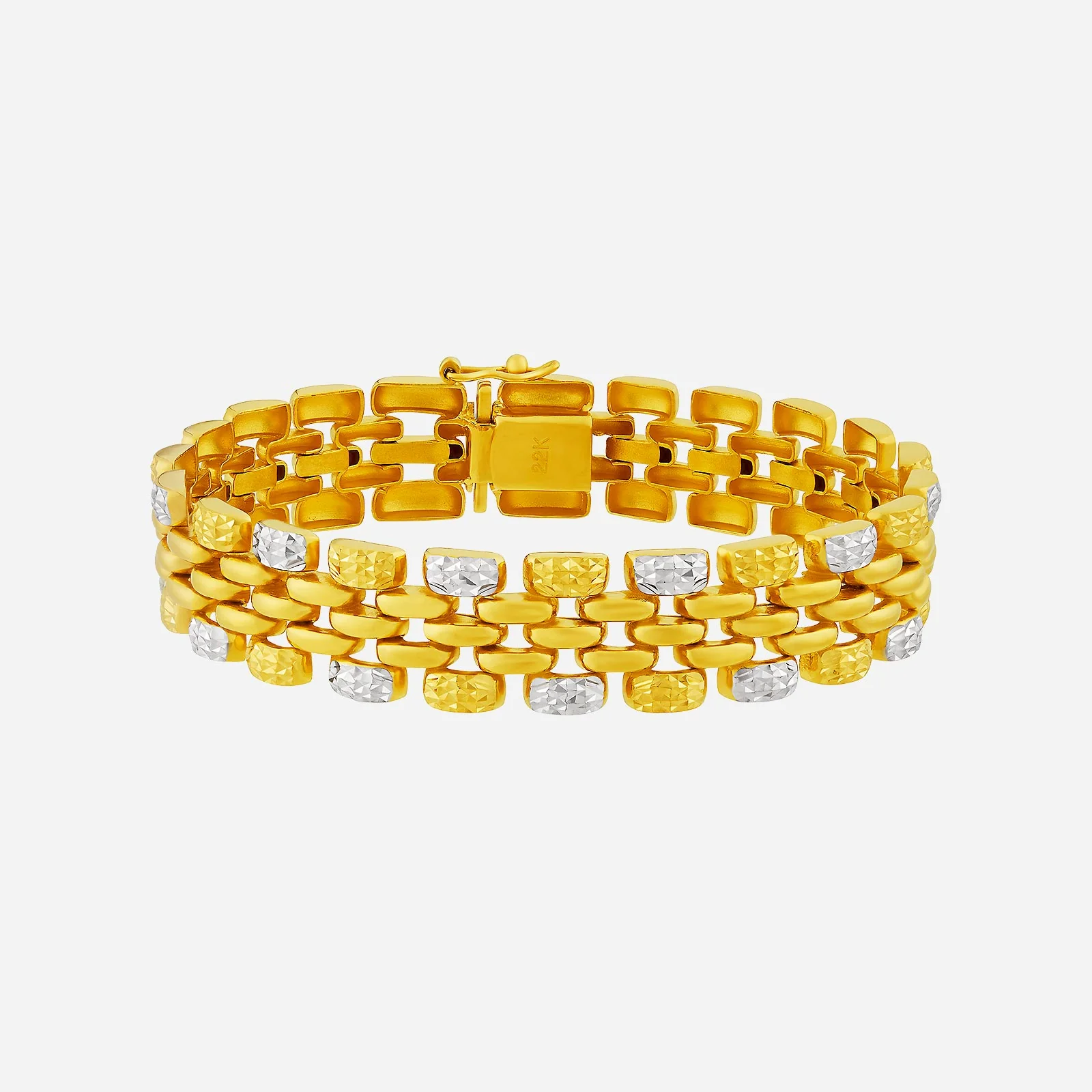 Aurelia Bracelet in Yellow White Gold (E22KSTYLE0596A)