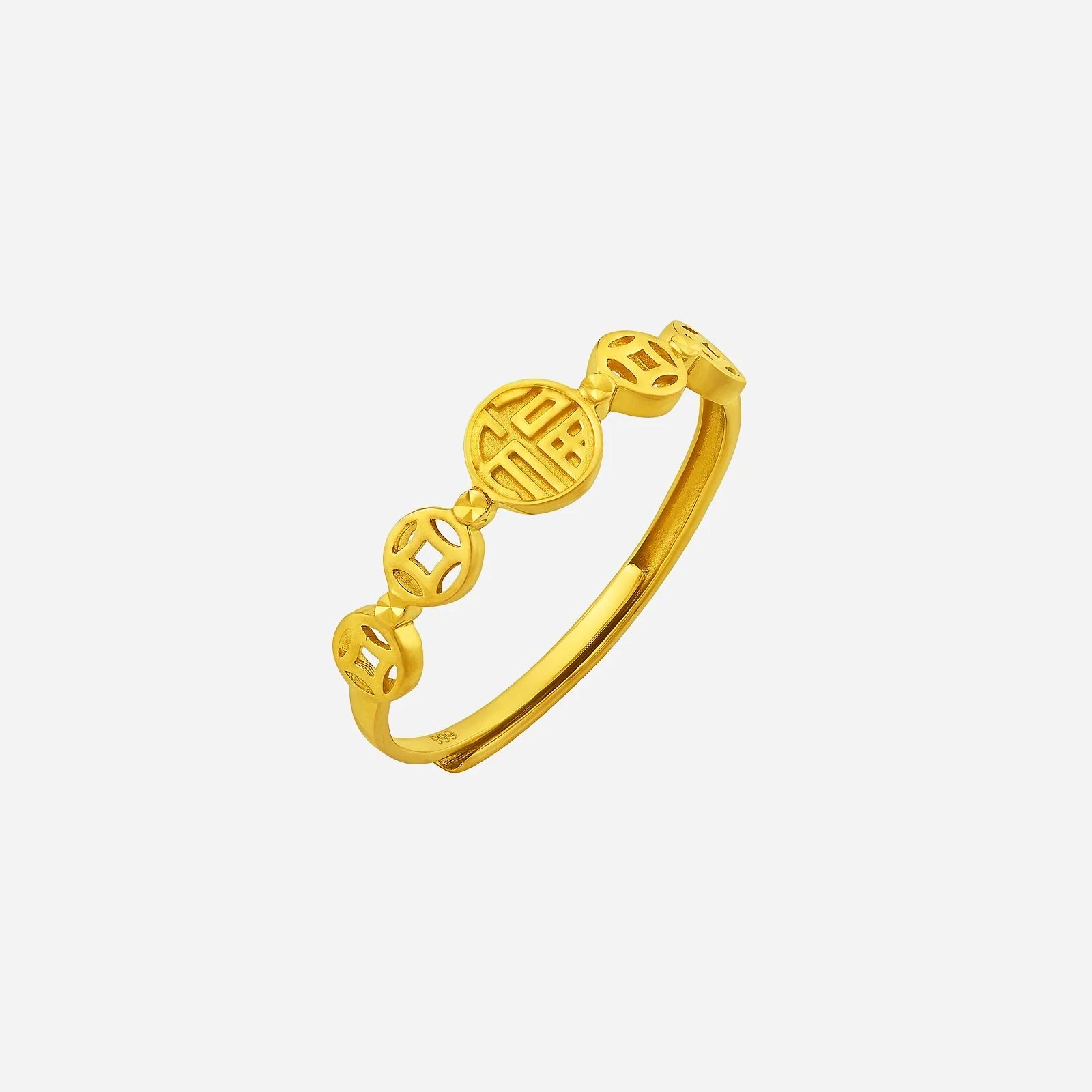 Auspicious Ring in Yellow (A999STYLE0904A)
