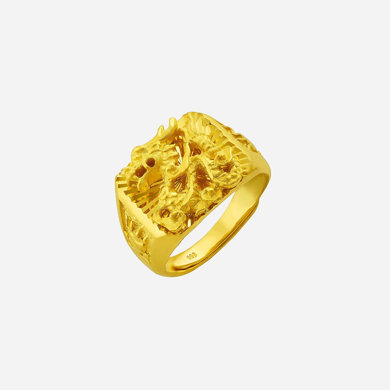 Auspicious Ring in Yellow Gold (A999STYLE0890A)
