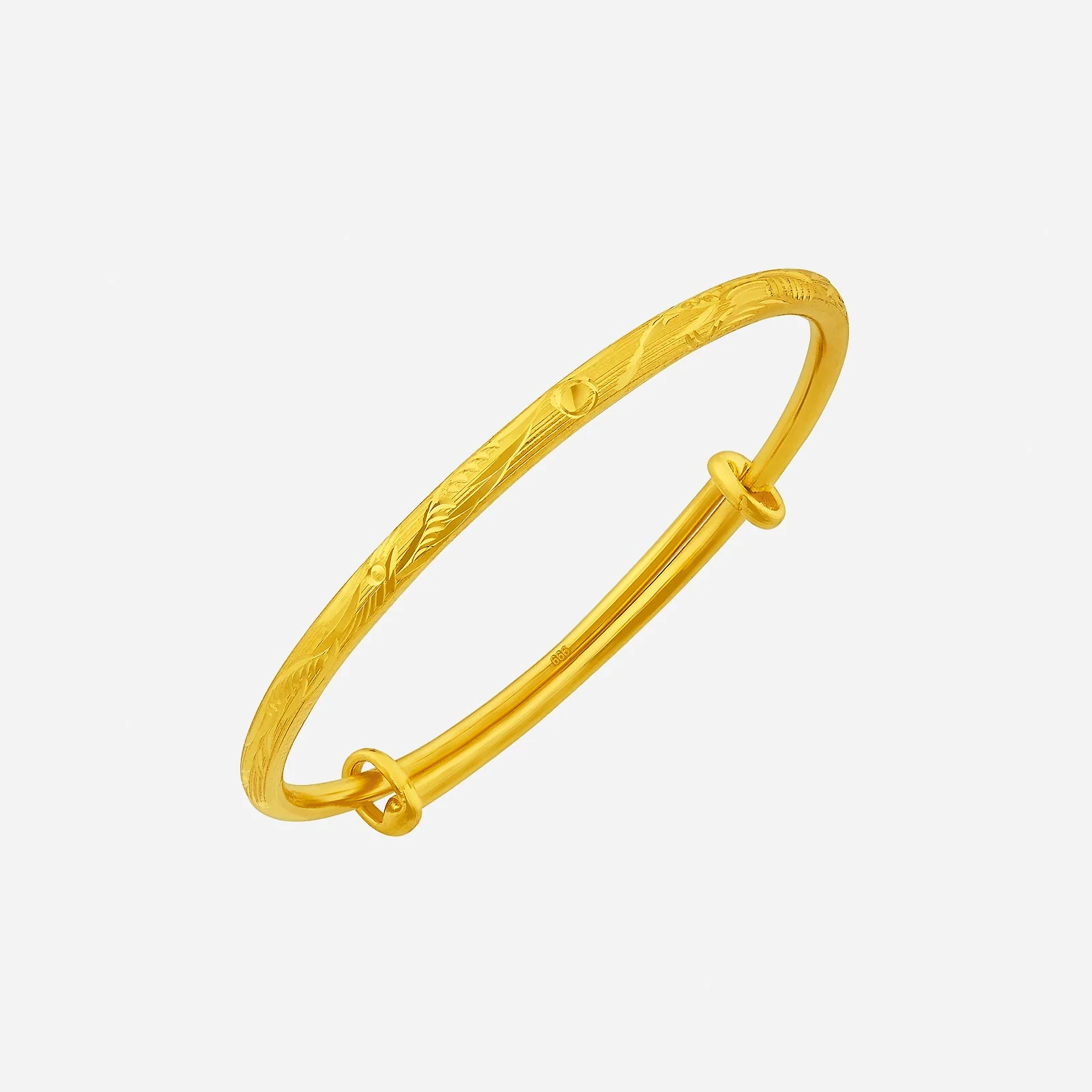 Baby Bangle in Yellow Gold (D999STYLE0305A)