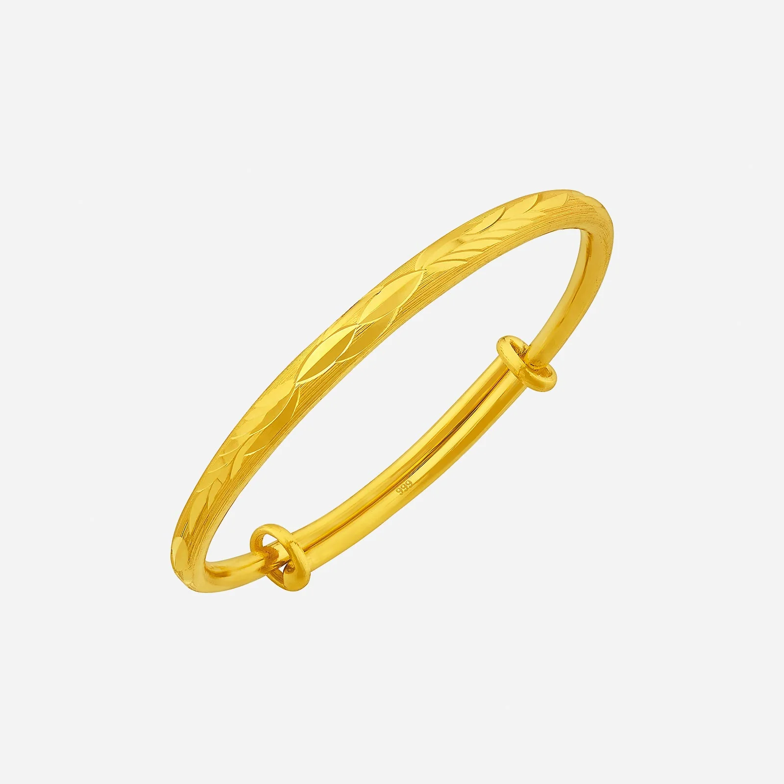Baby Bangle in Yellow Gold (D999STYLE0306A)