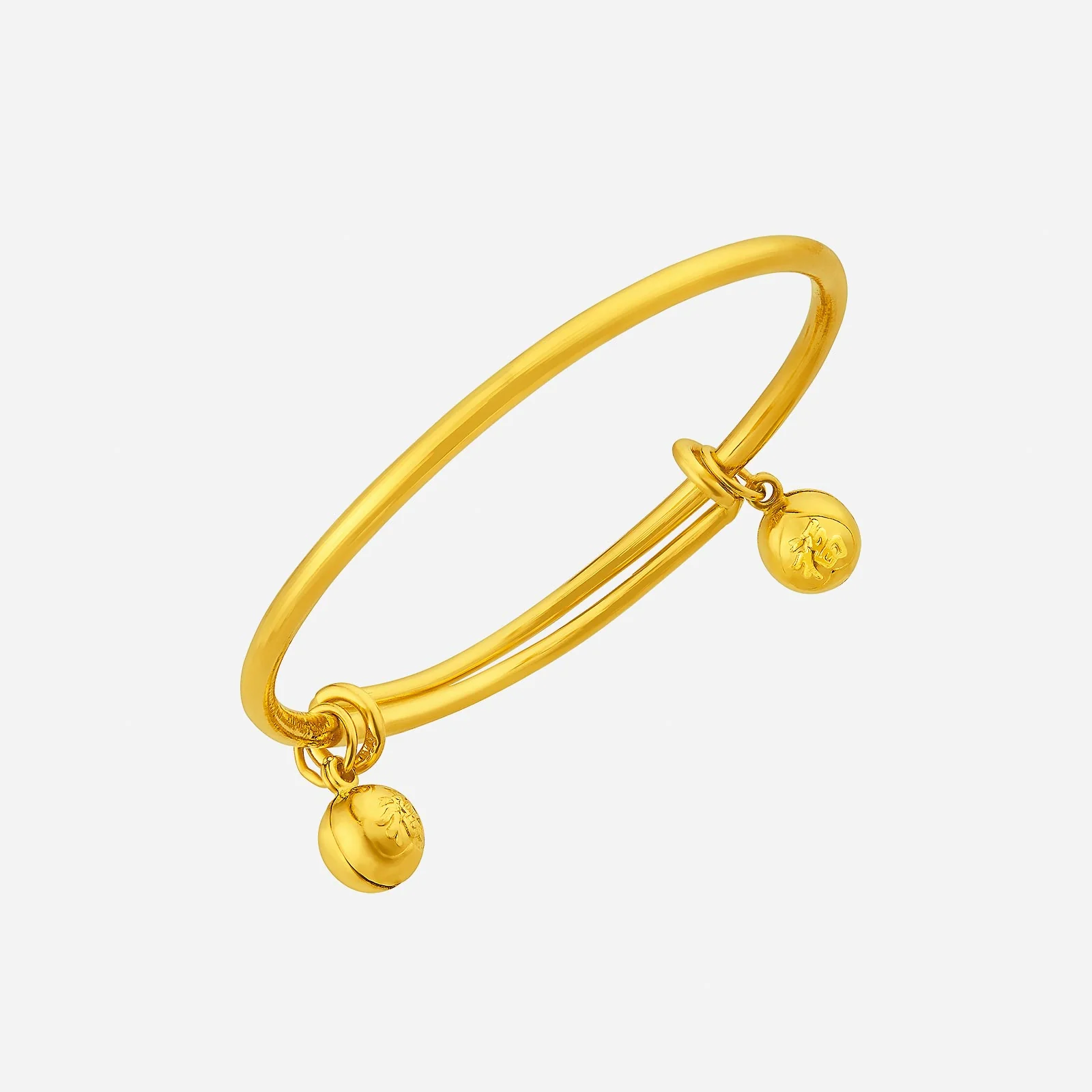 Baby Bangle in Yellow Gold (D999STYLE0315A)