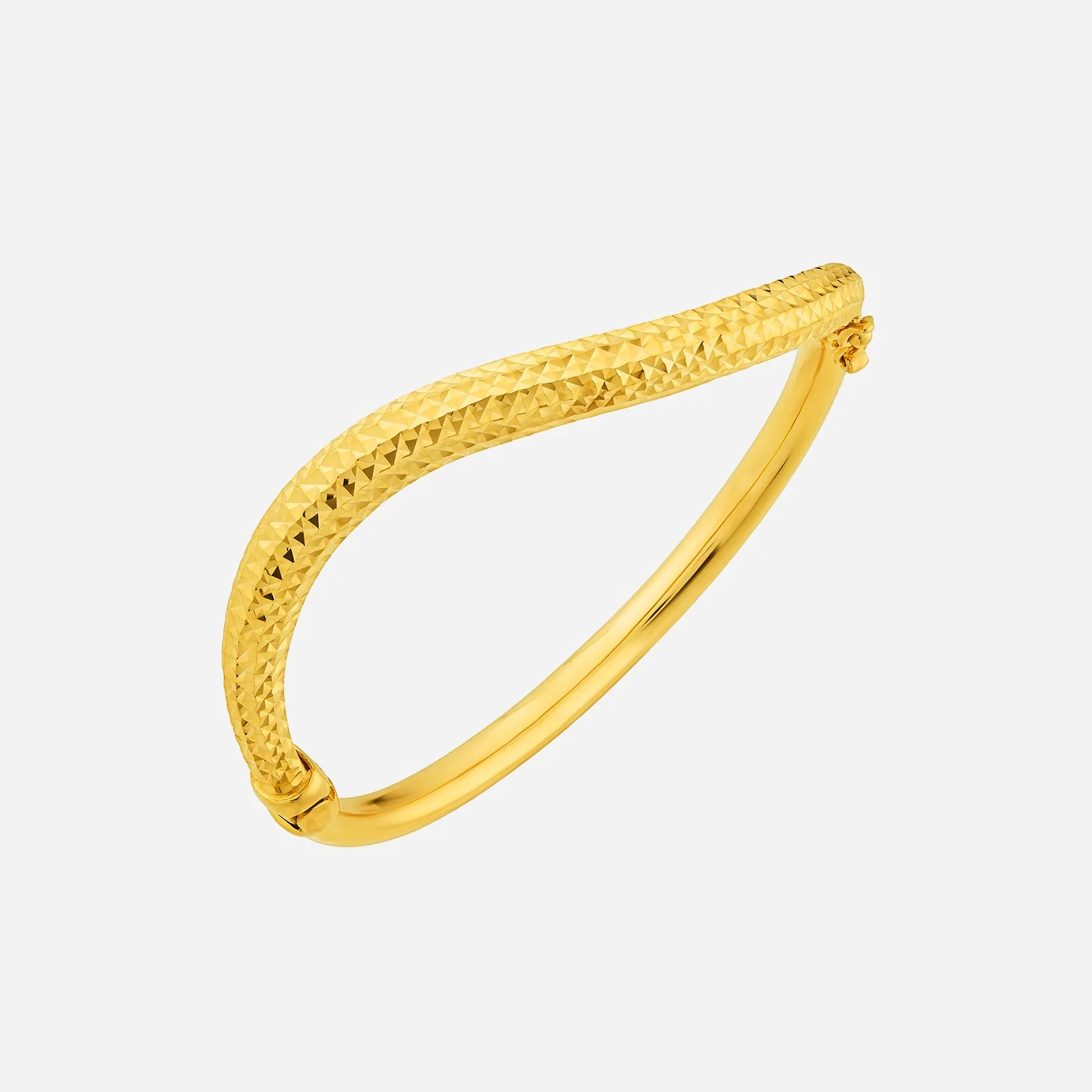 Bangle in Yellow Gold (D22KGROUP078V0244A)