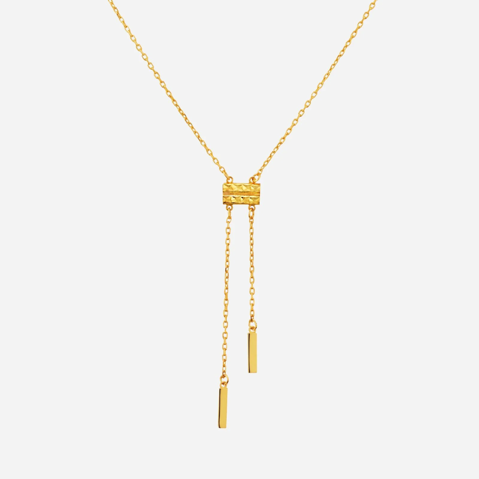 Bar Long Necklace in Yellow Gold (F22KFREESTYLE0243A)