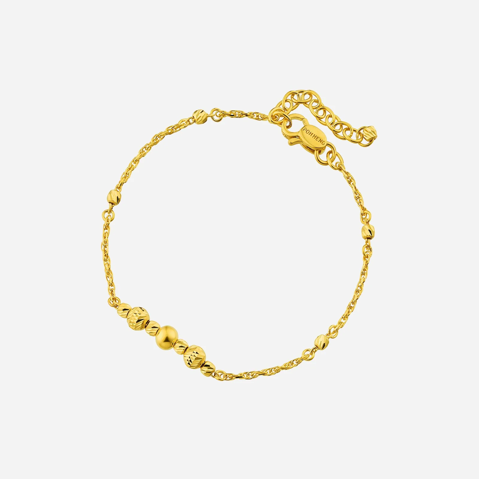 Bead Bracelet in Yellow Gold (E22KSTYLE0443A)