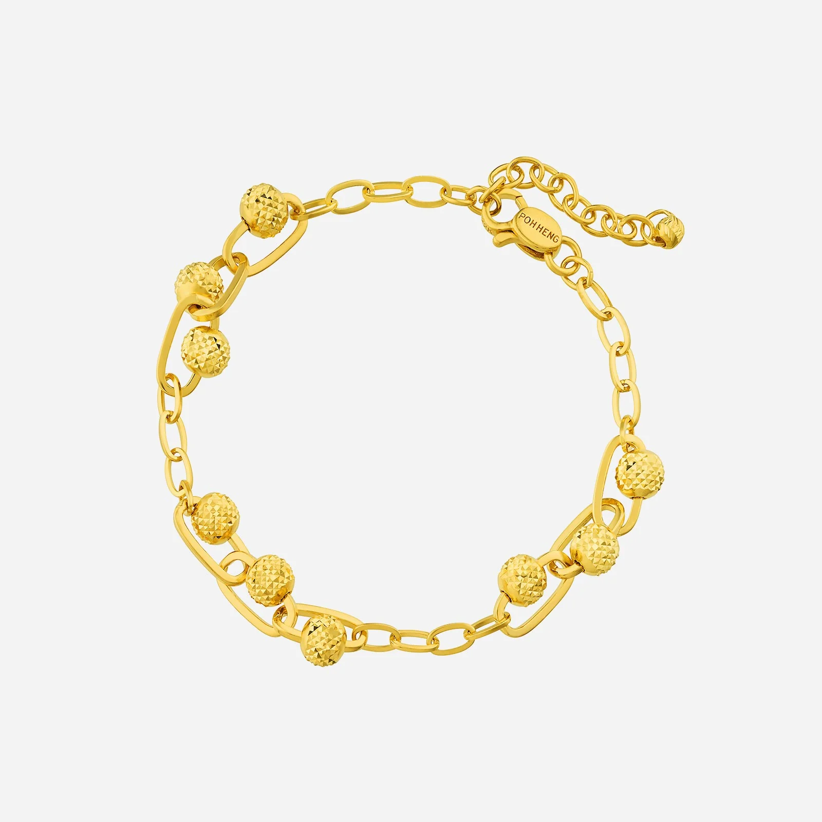 Bead Bracelet in Yellow Gold (E22KSTYLE0444A)