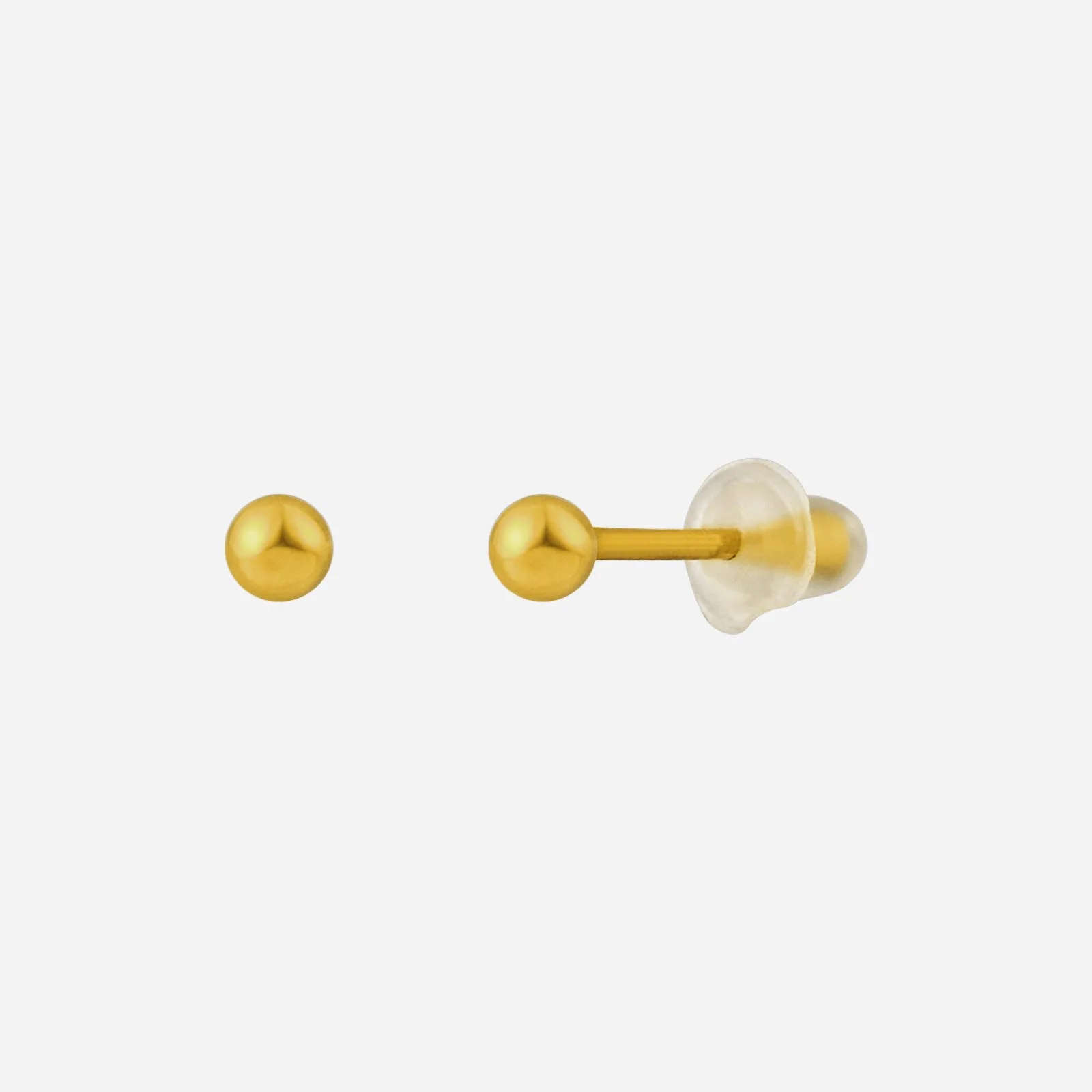 Bead Earrings in Yellow Gold (HSTYLE0573A)