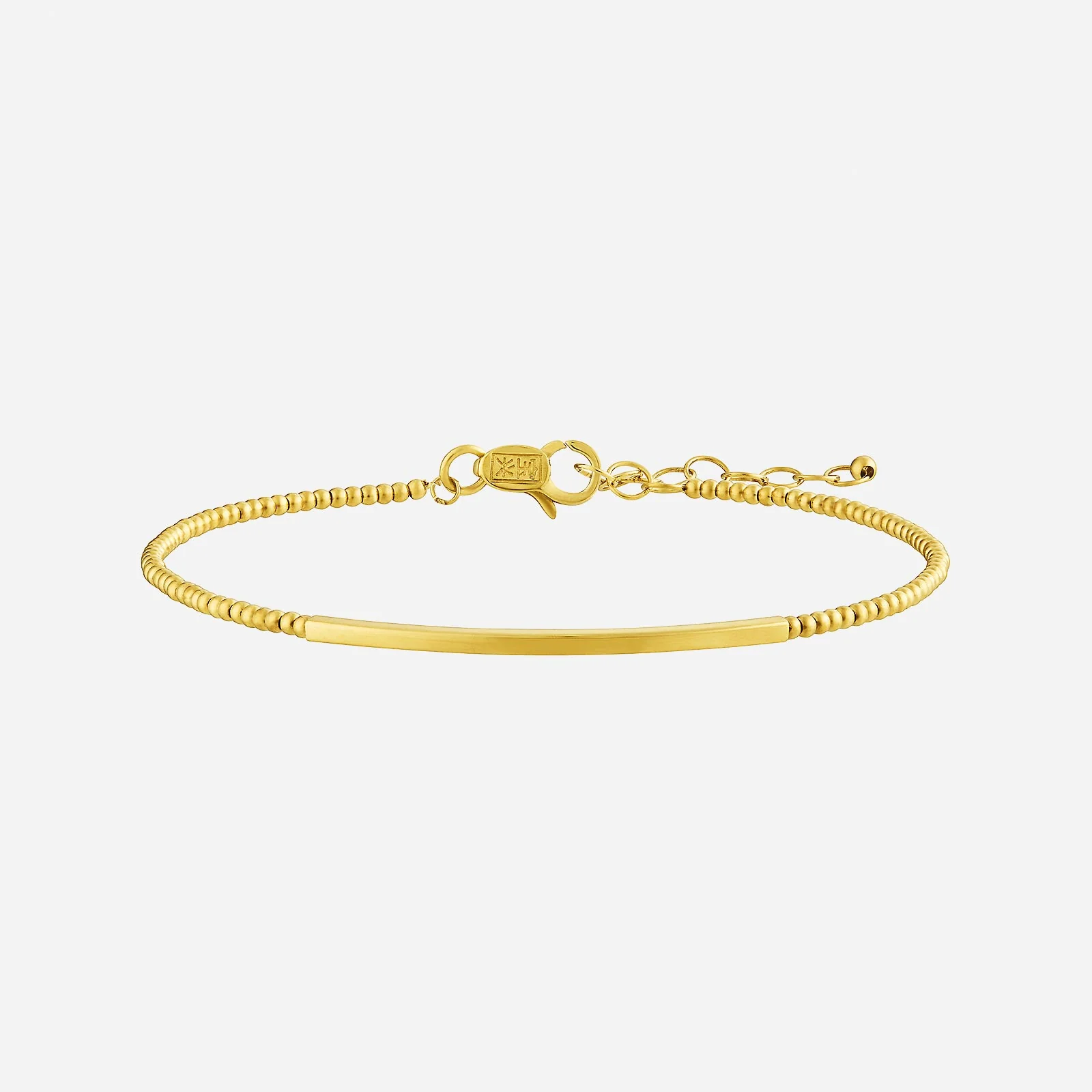 Beaded Chain Bracelet in Yellow Gold (E22KSTYLE0496A)