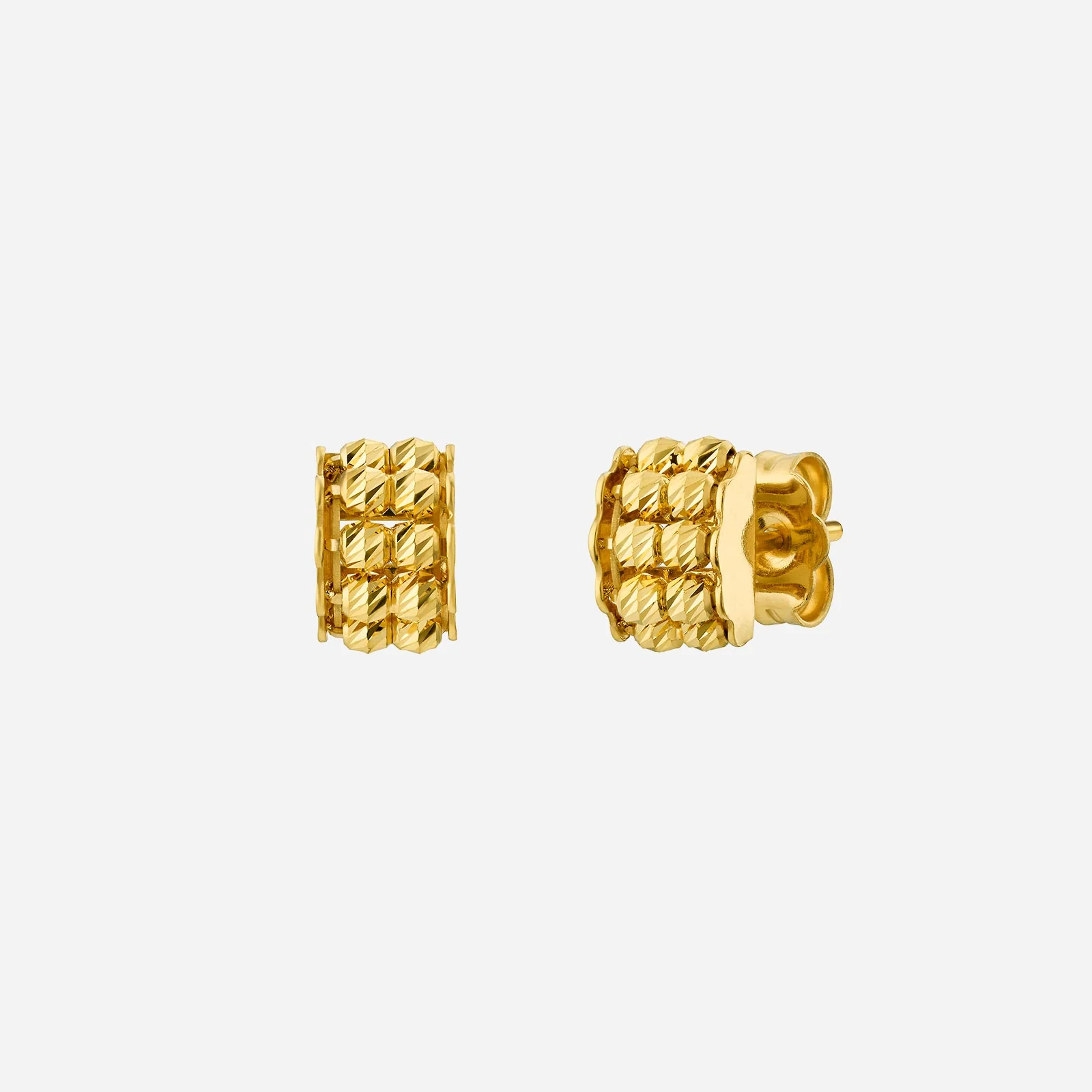 Beads Earrings in Yellow Gold (HSTYLE0712A)