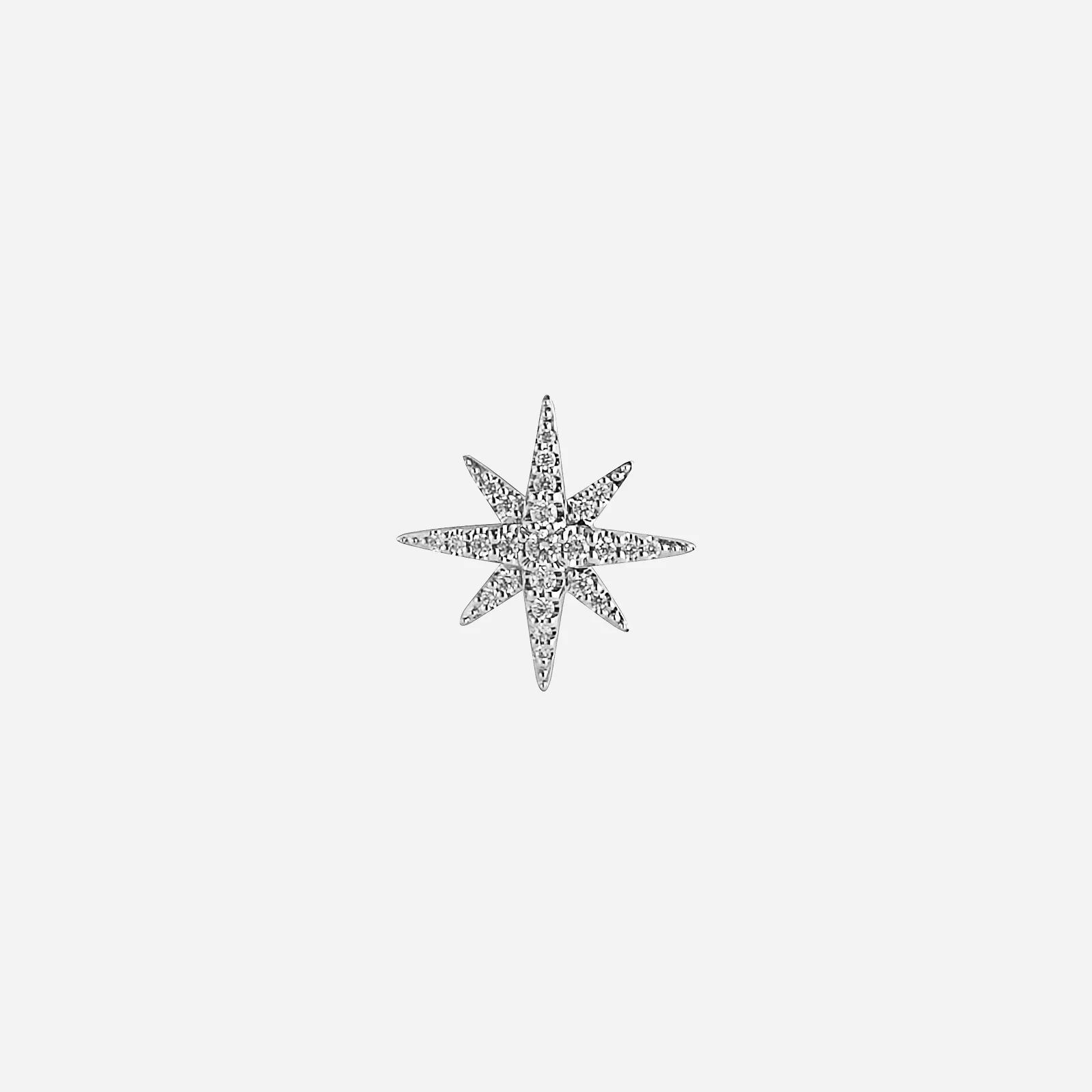Bling Diamond Earring in White Gold (HDIAFREESTYLE1105A)