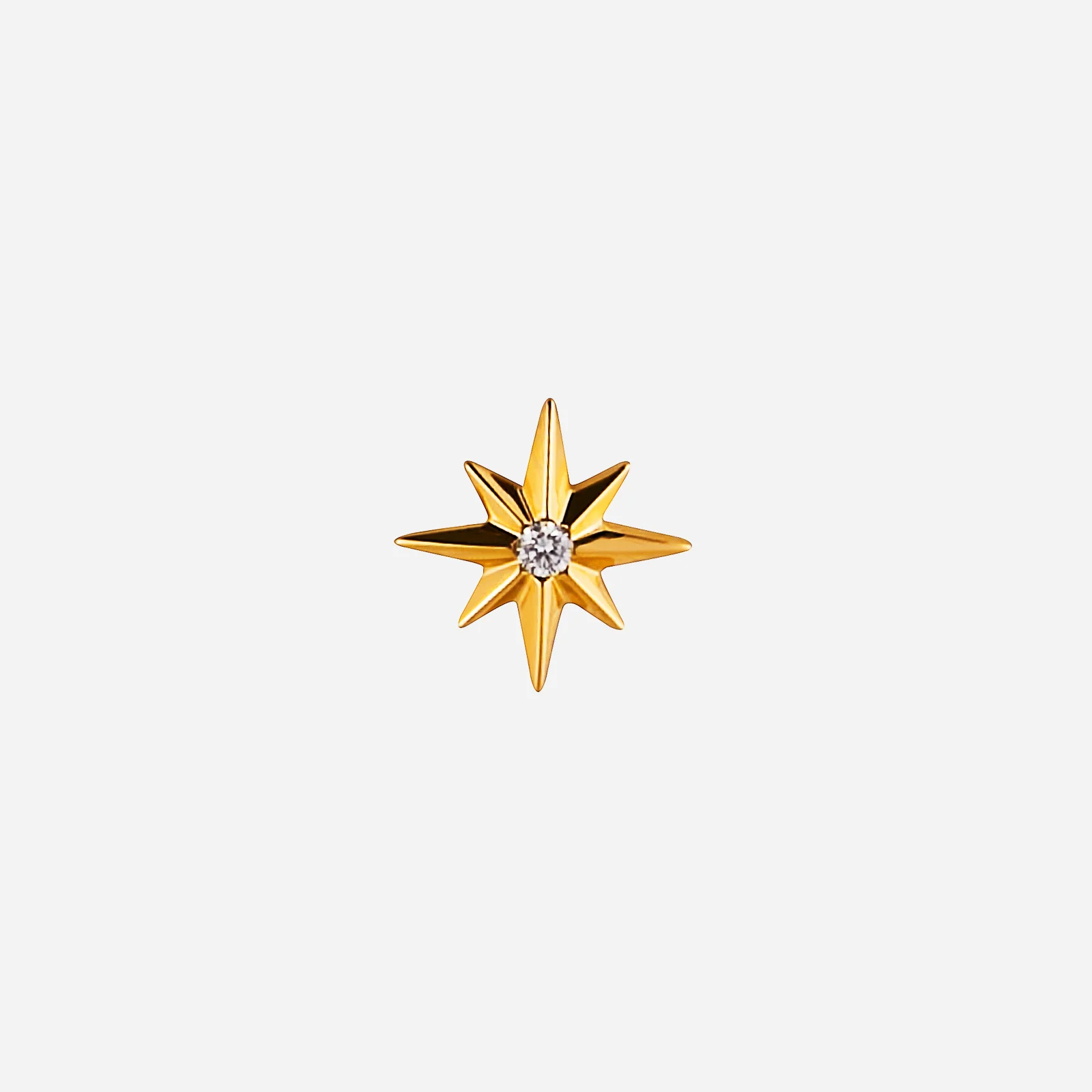 Bling Diamond Earring in Yellow White Gold (HDIAFREESTYLE1108A)