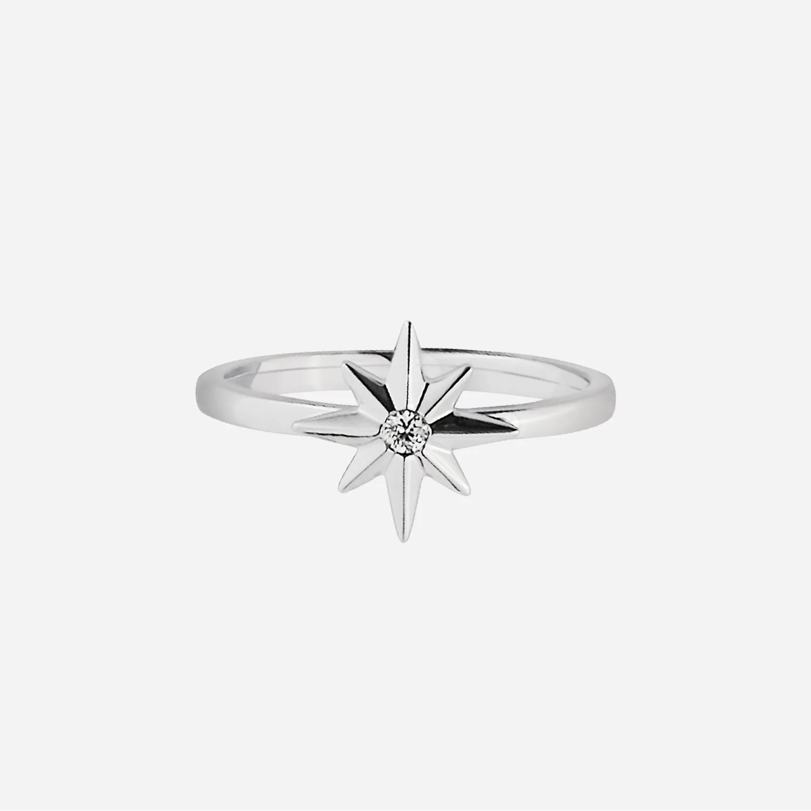 Bling Diamond Ring in White Gold (ADIAFREESTYLE0741A)