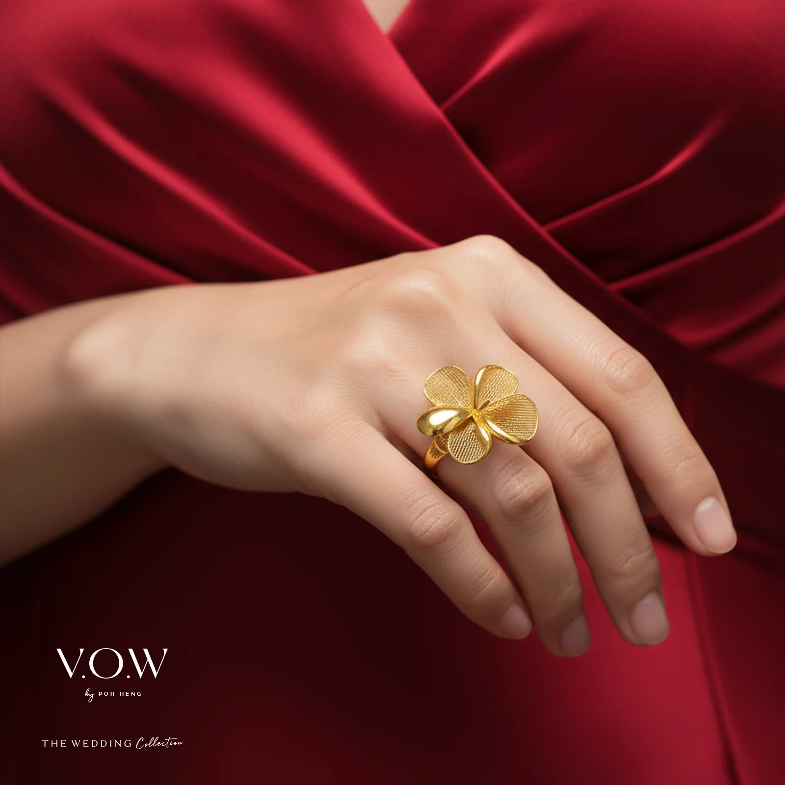 Blooming Serenity Ring in Yellow Gold (A999GROUP155V0929A) - Image 2