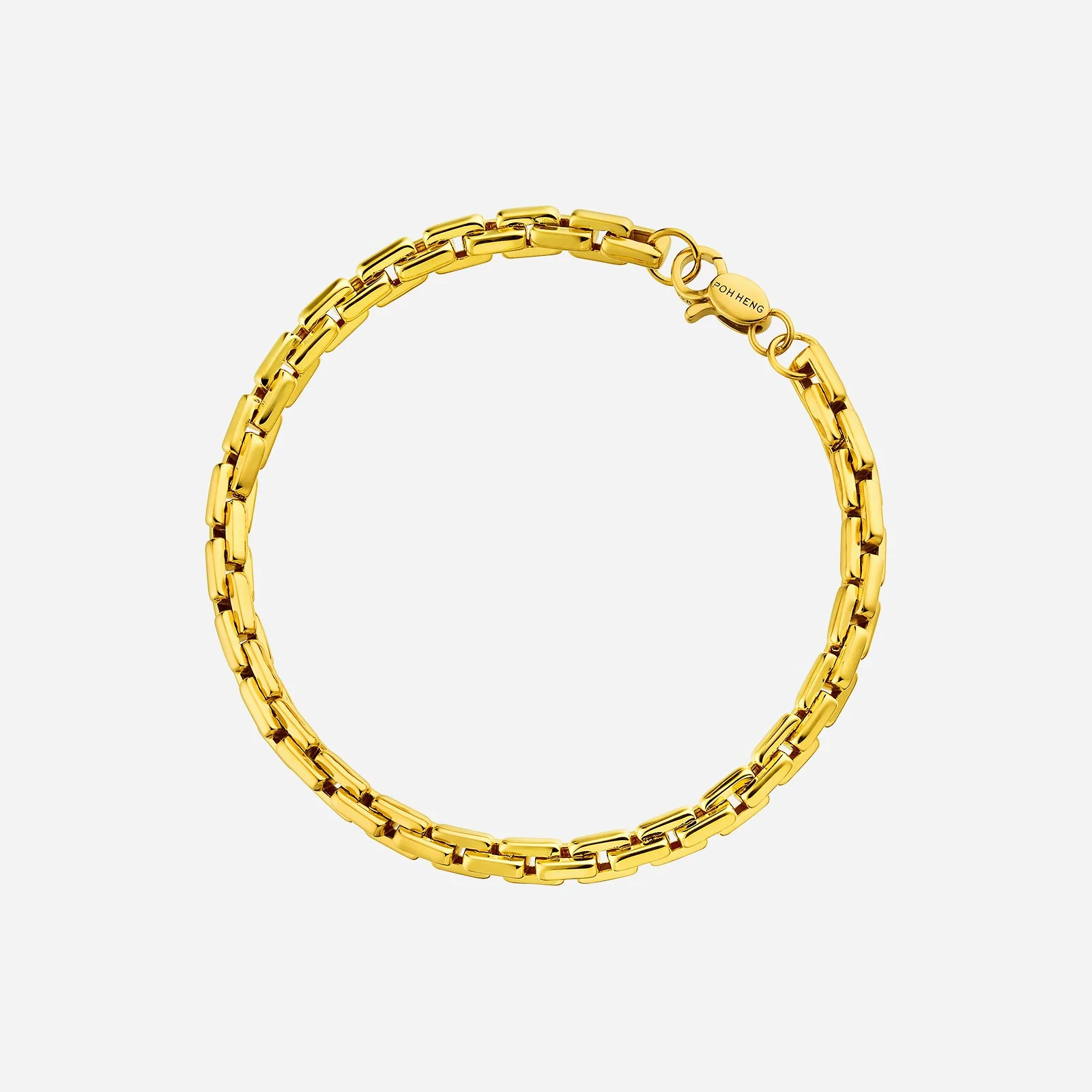 Box Bracelet in Yellow Gold (E22KSTYLE0491A)