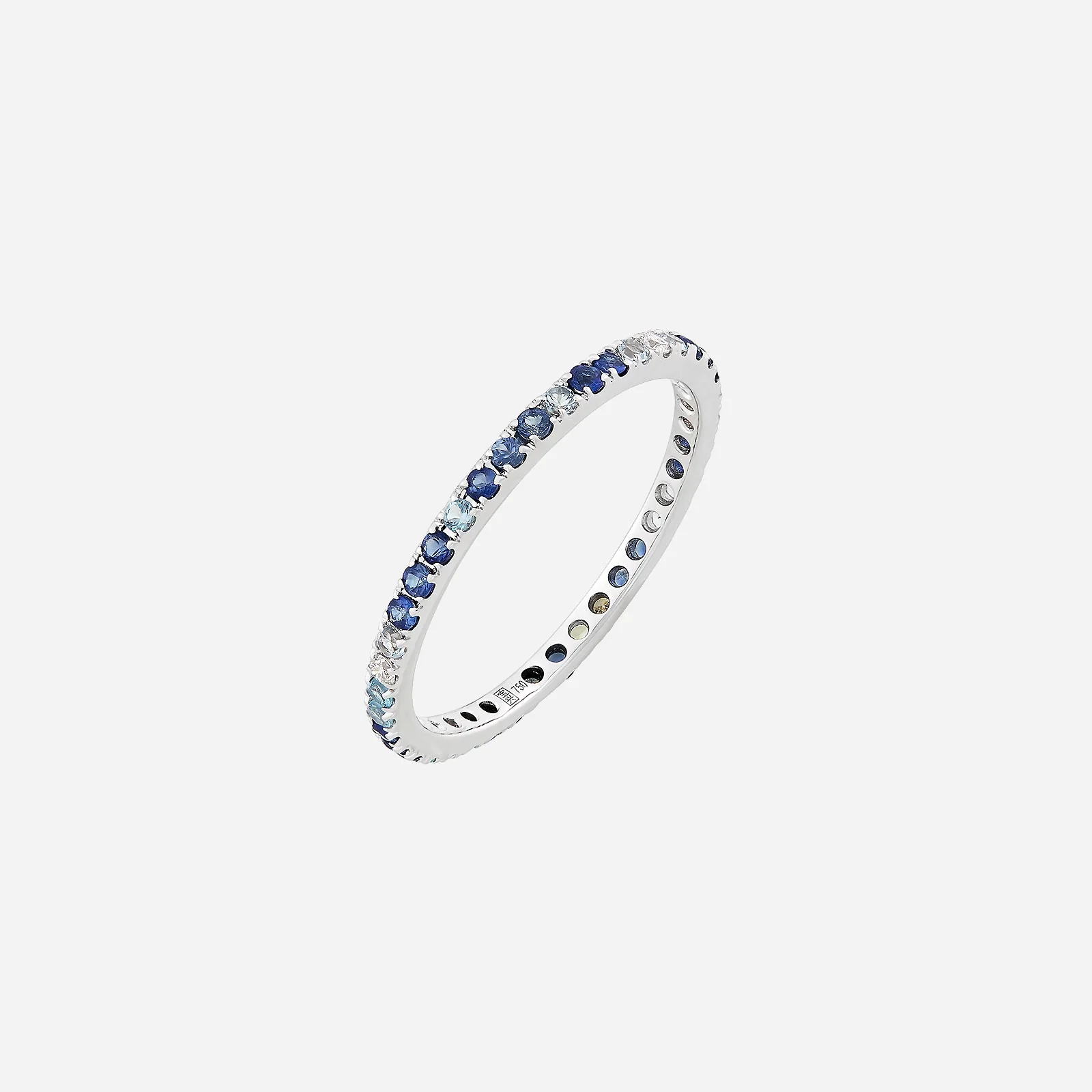 Caramella Gems with Diamond Ring in White Gold (AMIXFREESTYLE0993A)