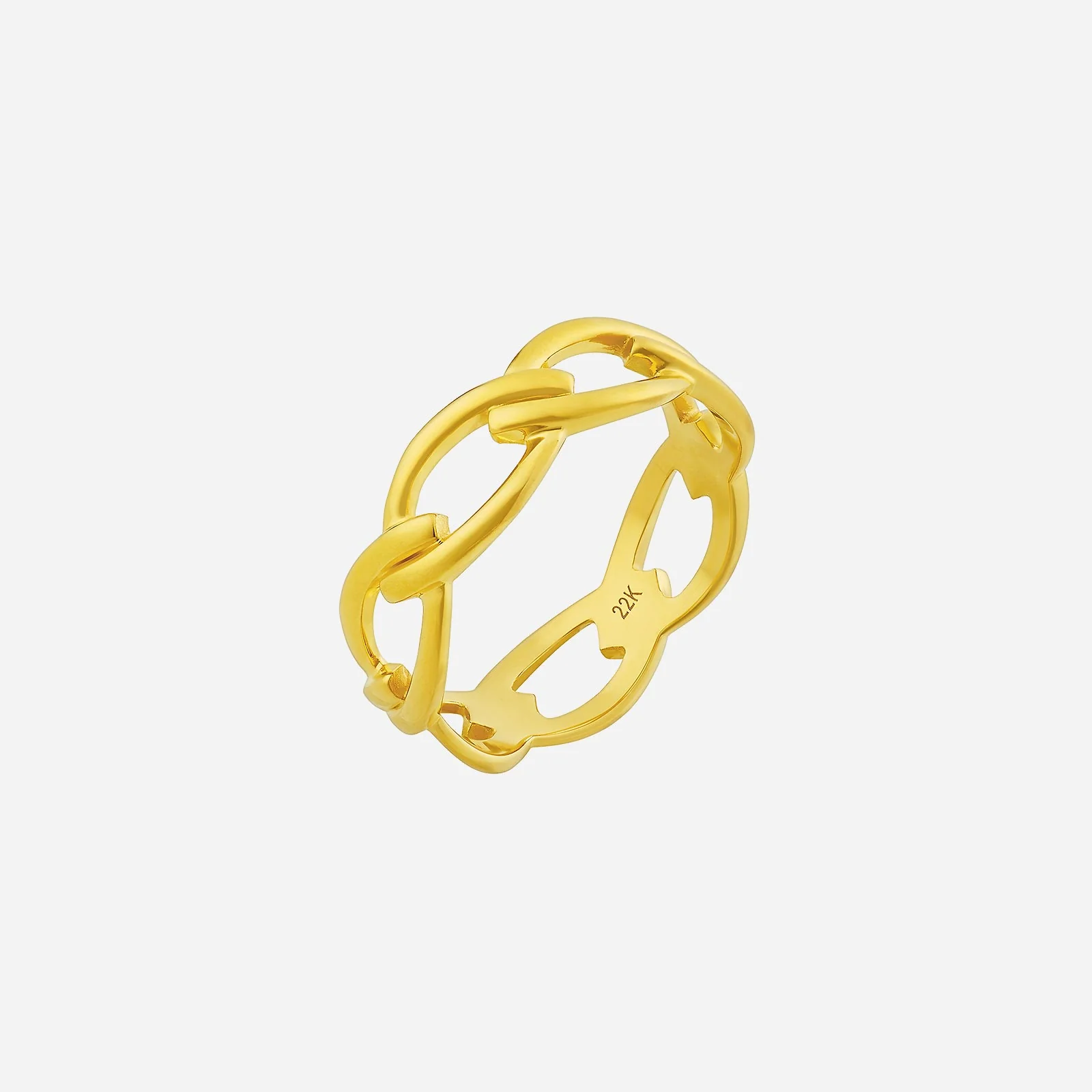 Chain Ring in Yellow Gold (C22KSTYLE0899A)