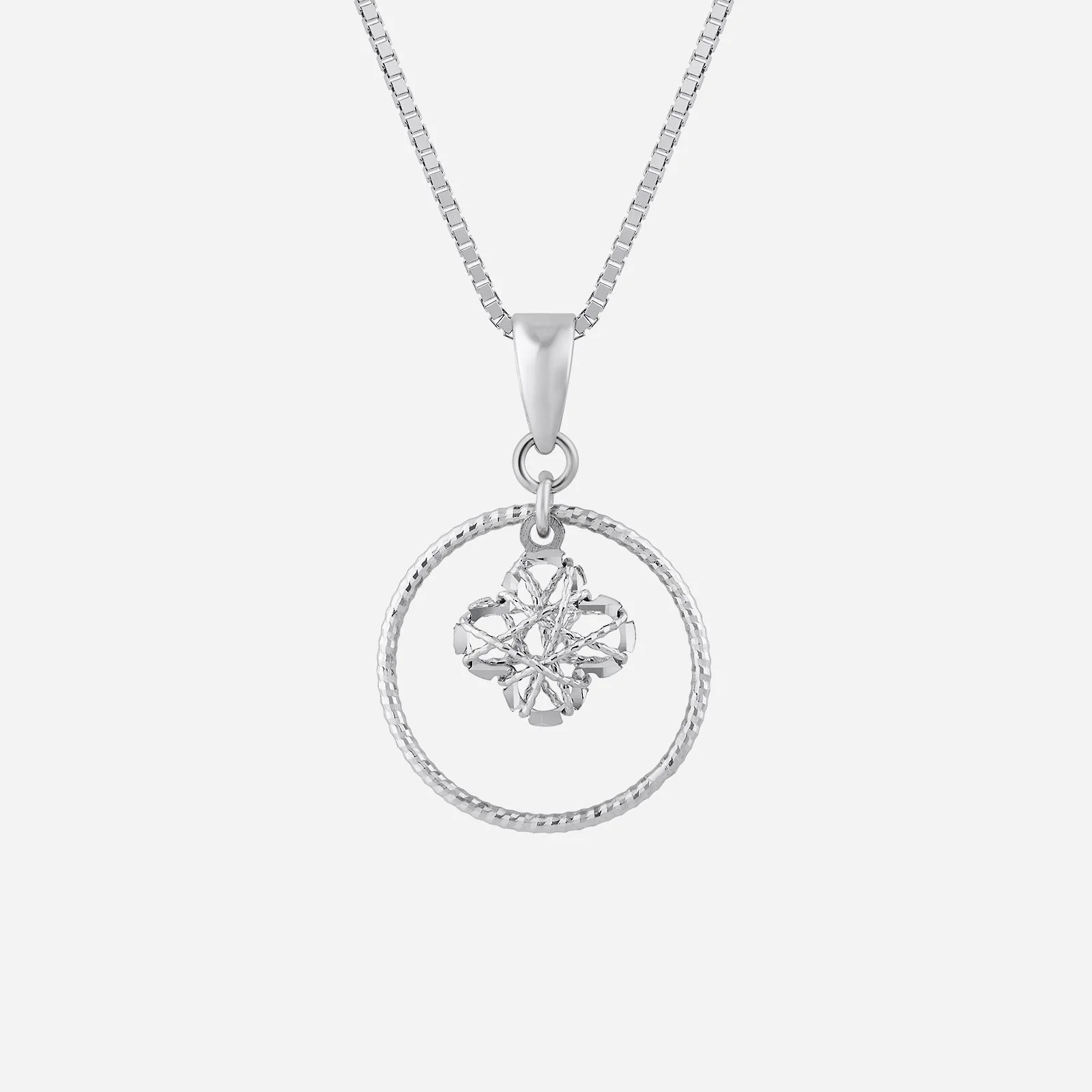Clover Pendant in White Gold (G750STYLE1399A)