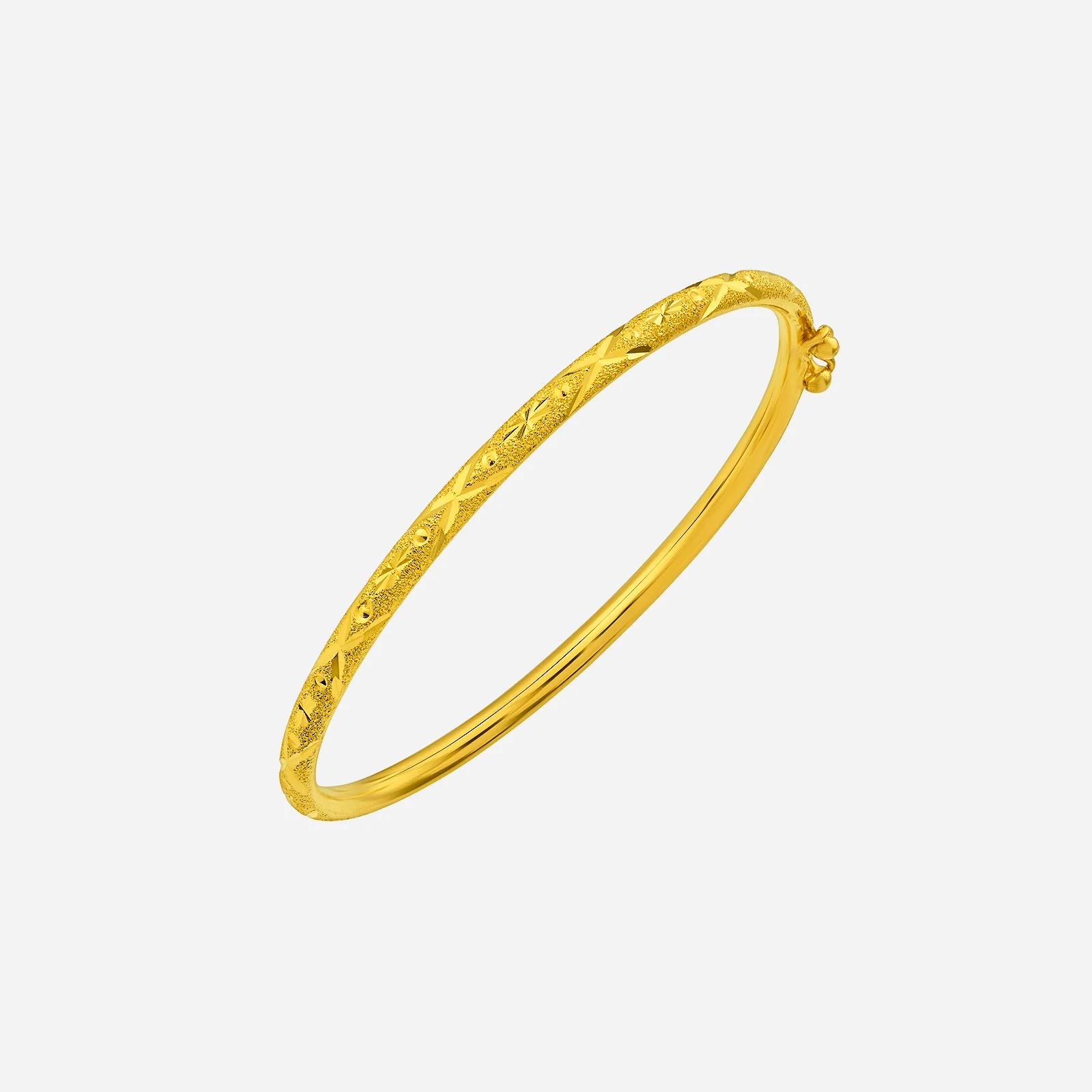 Crafted Bangle in Yellow Gold (DSTYLE0181A)