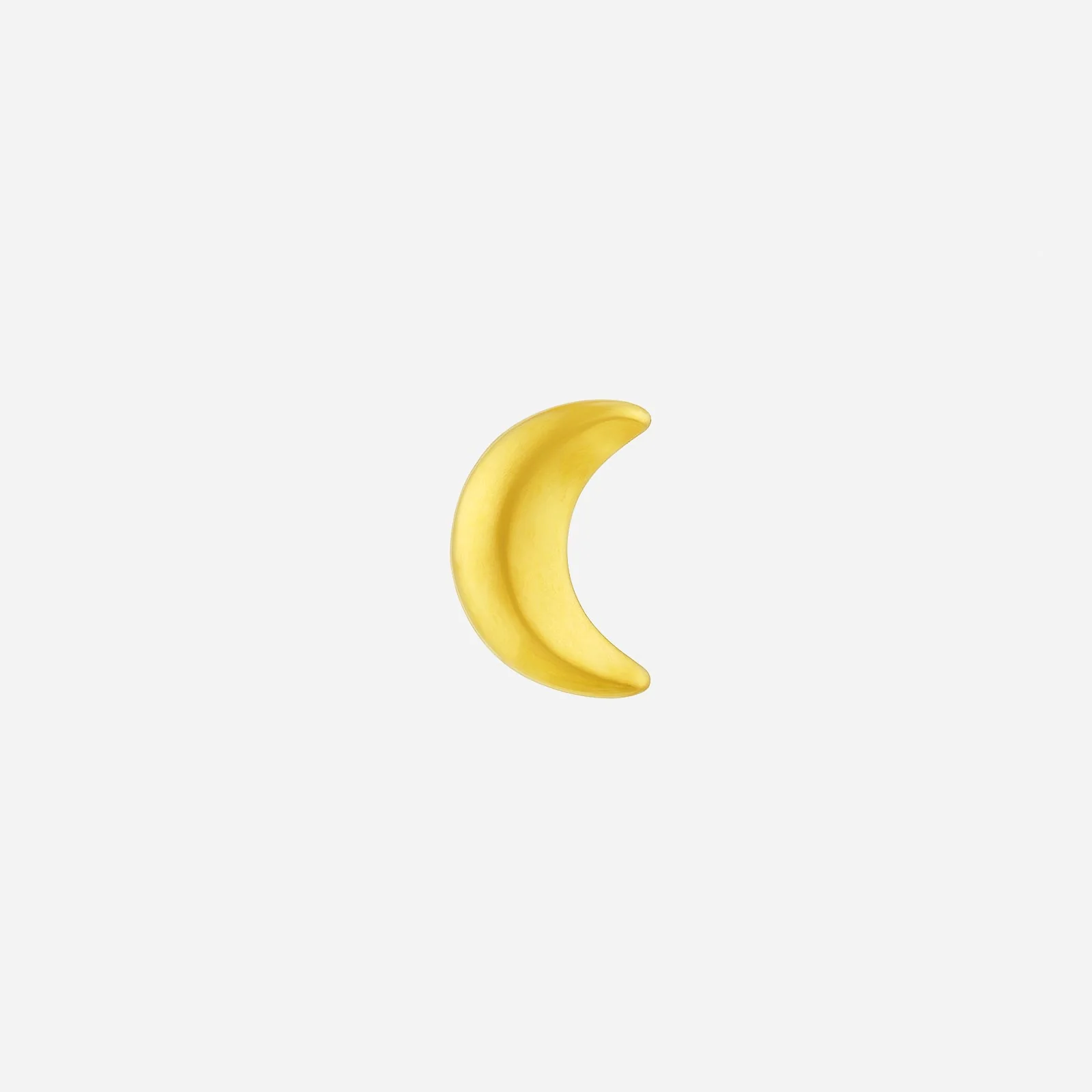 Crescent Earring in Yellow Gold (H22KFREESTYLE1557A)