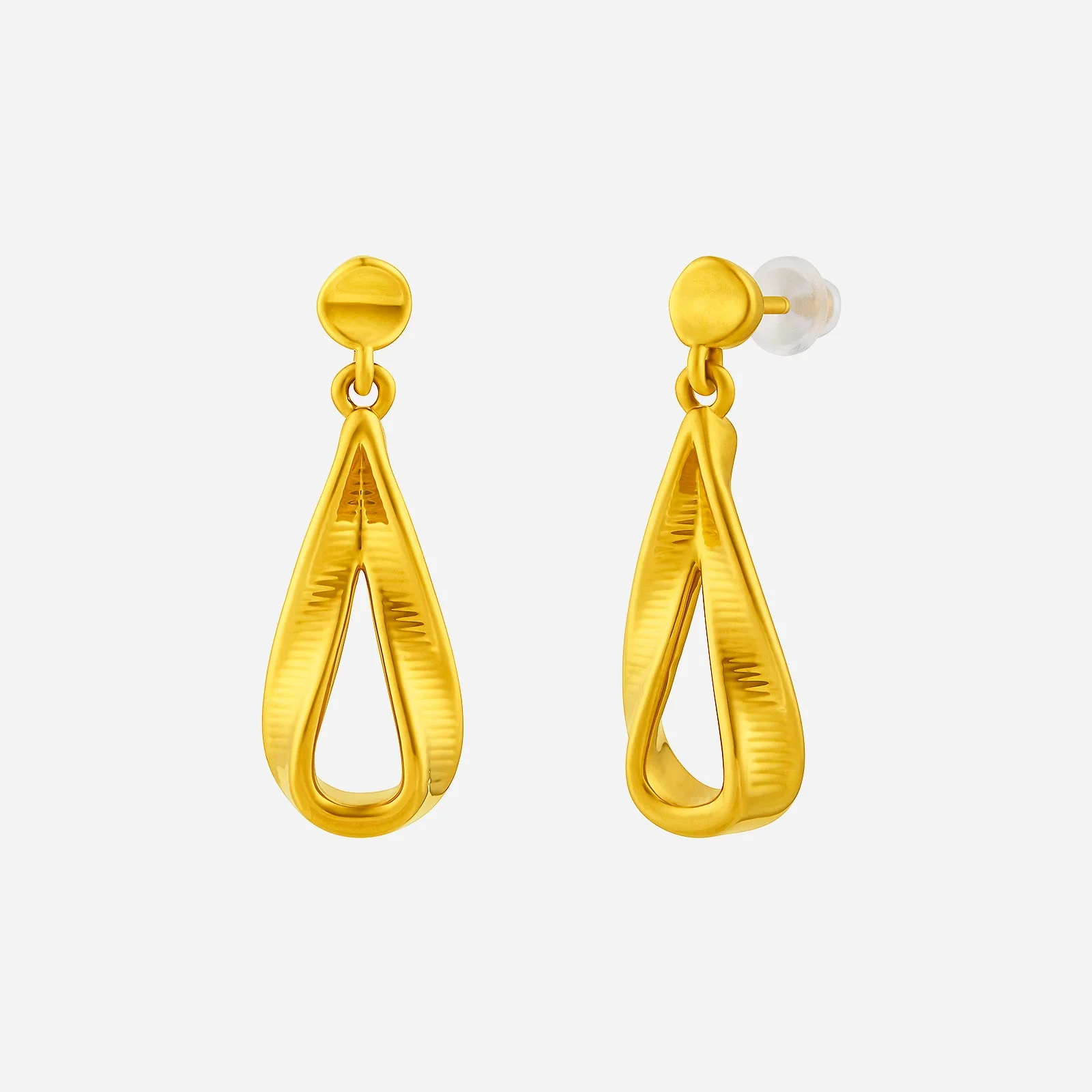 Dazzle Dew Earrings in Yellow Gold (H999STYLE1700A)