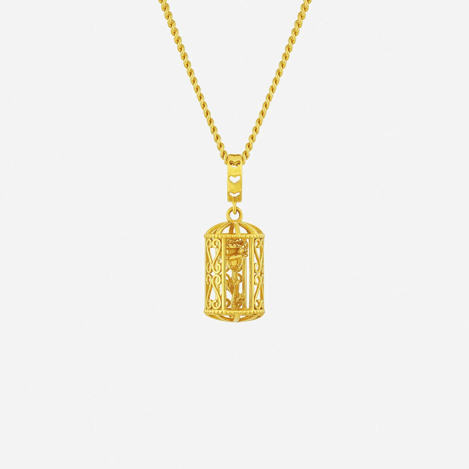 Dazzled Rose Charm in Yellow Gold (G22KSTYLE1641A)