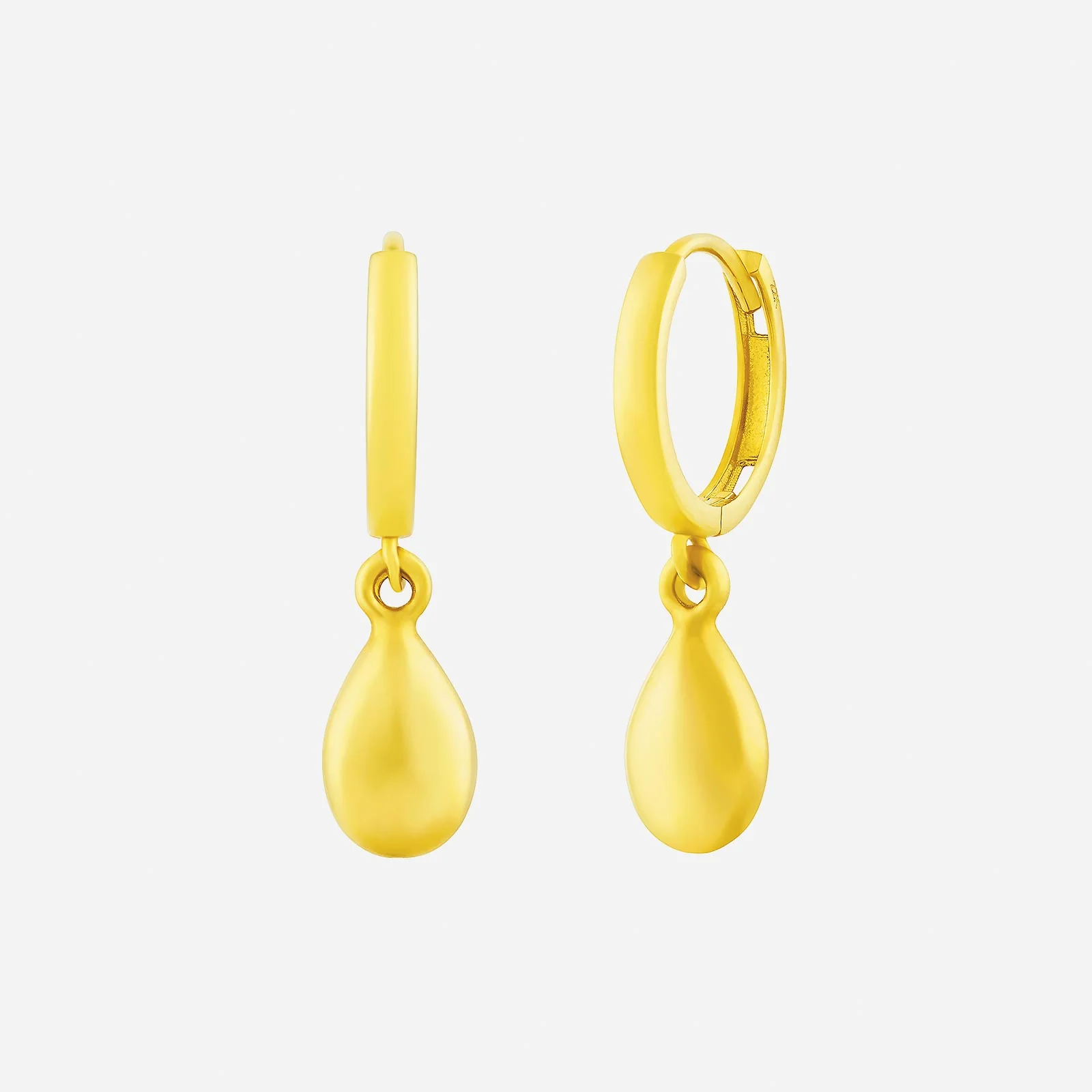 Dew Drop Earrings in Yellow Gold (H22KSTYLE1615A)