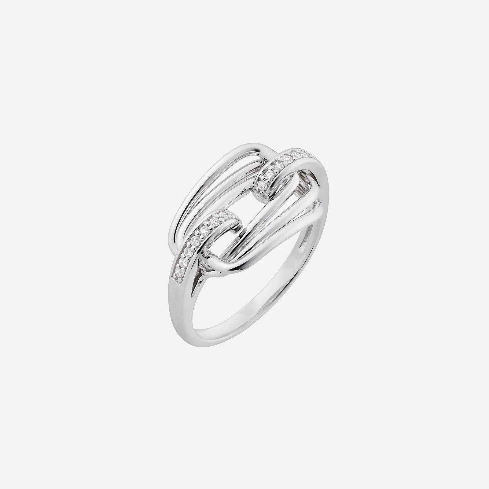 Diamond Ring in White Gold (ADIAGROUP100V0820A)