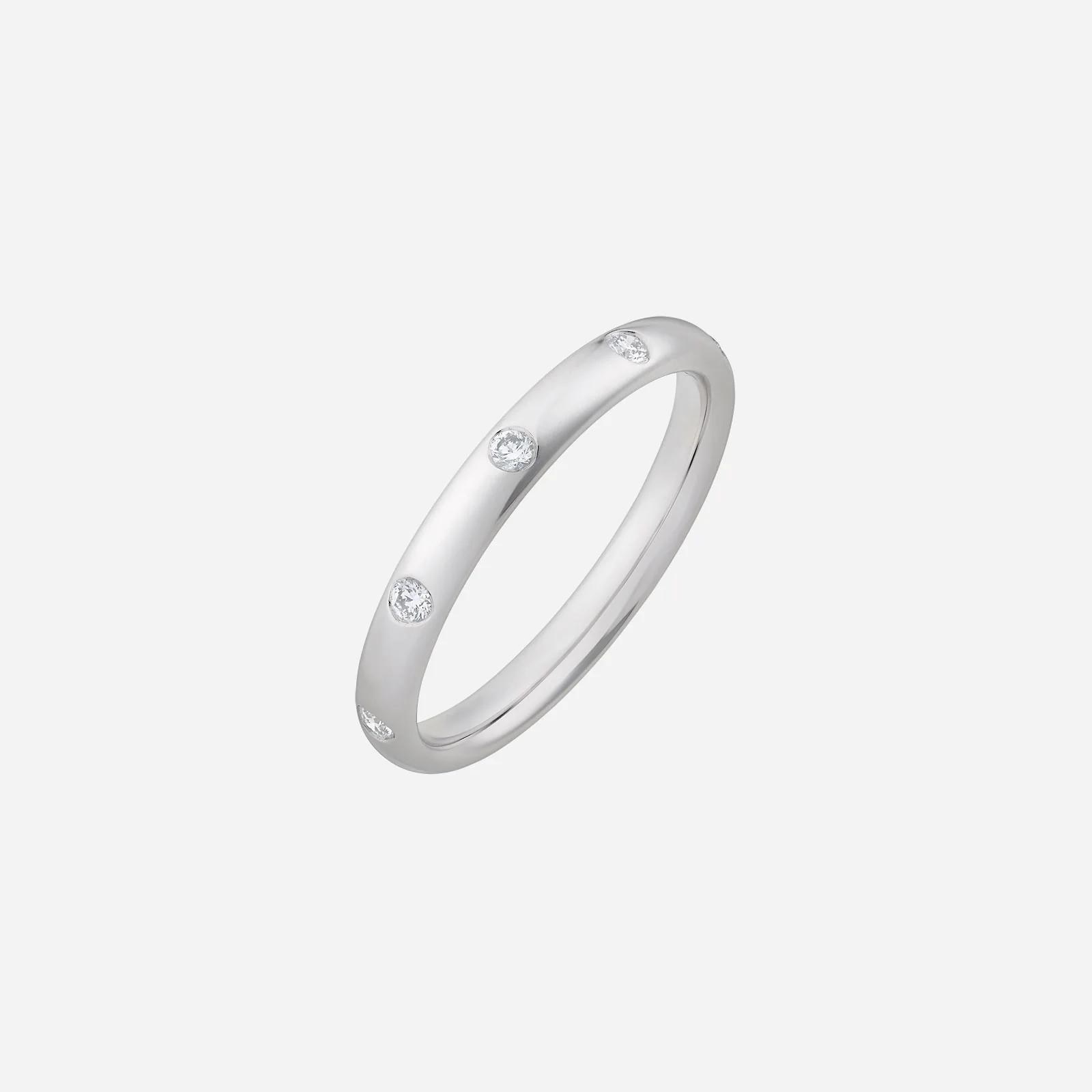 Diamond Ring in White Gold (ADIASTYLE0824A)