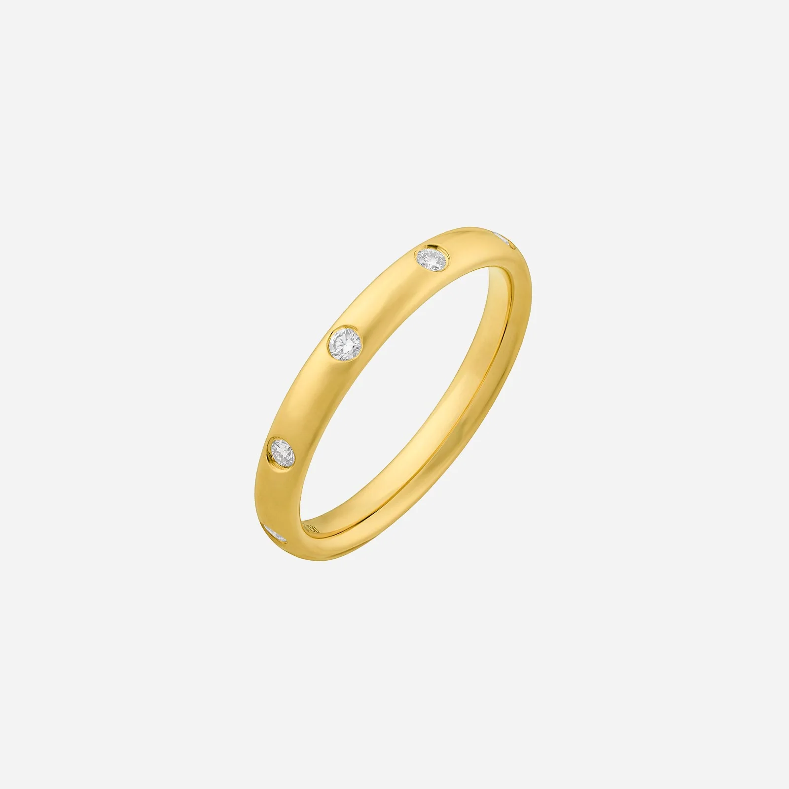 Diamond Ring in Yellow Gold (ADIASTYLEY0825A)