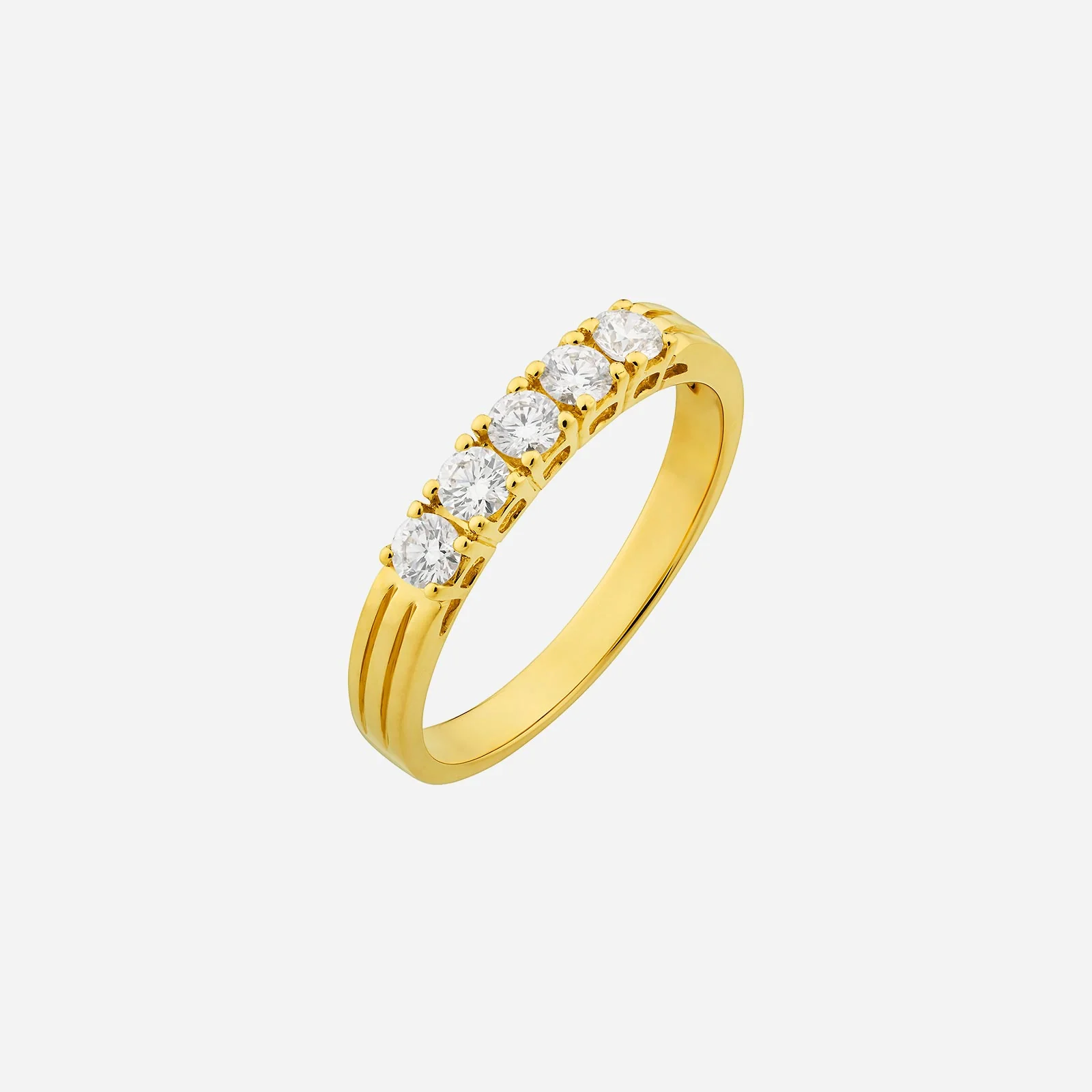 Diamond Ring in Yellow Gold (ALINESY007X0751A)