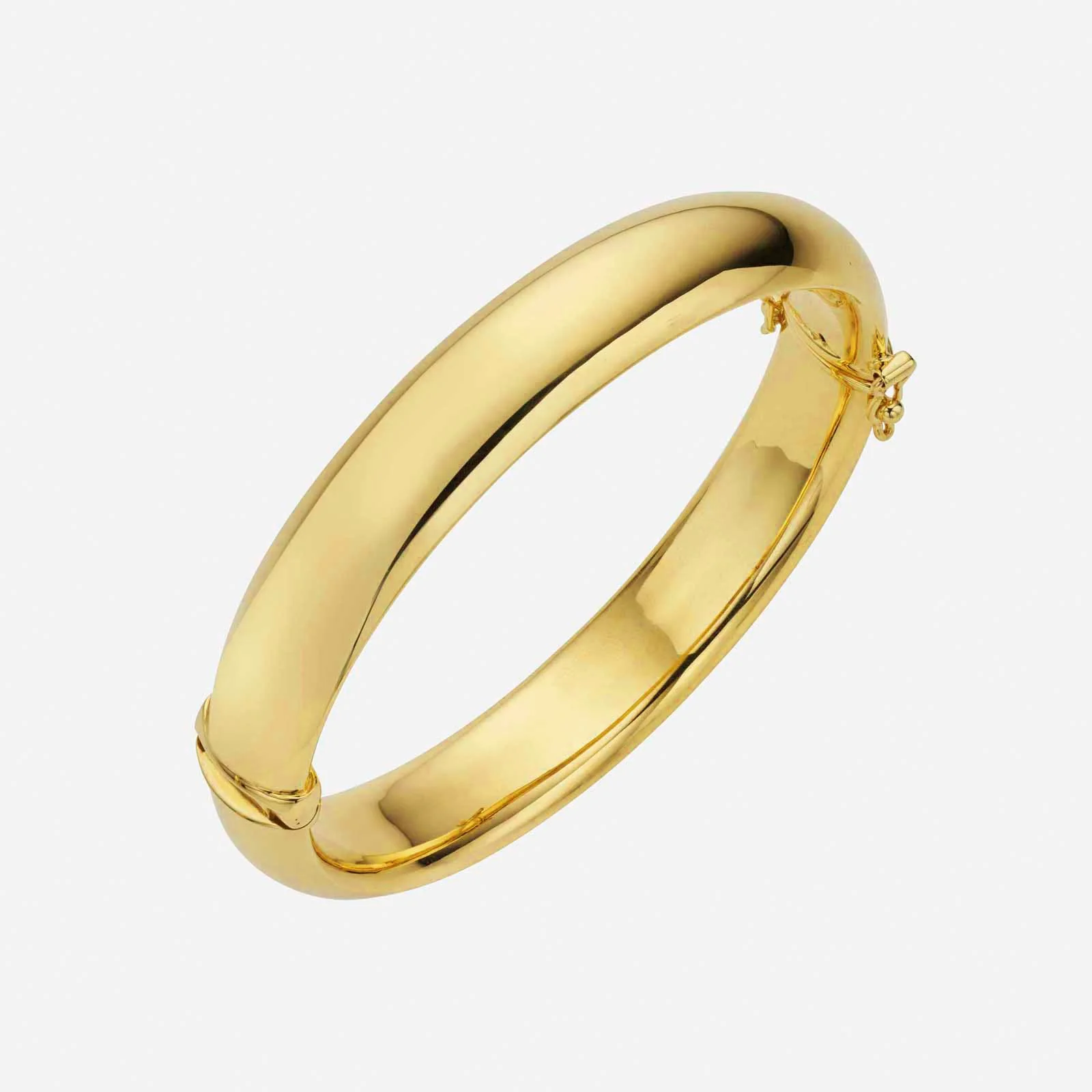 Dome Bangle in Yellow Gold (D22KSTYLE0218A)