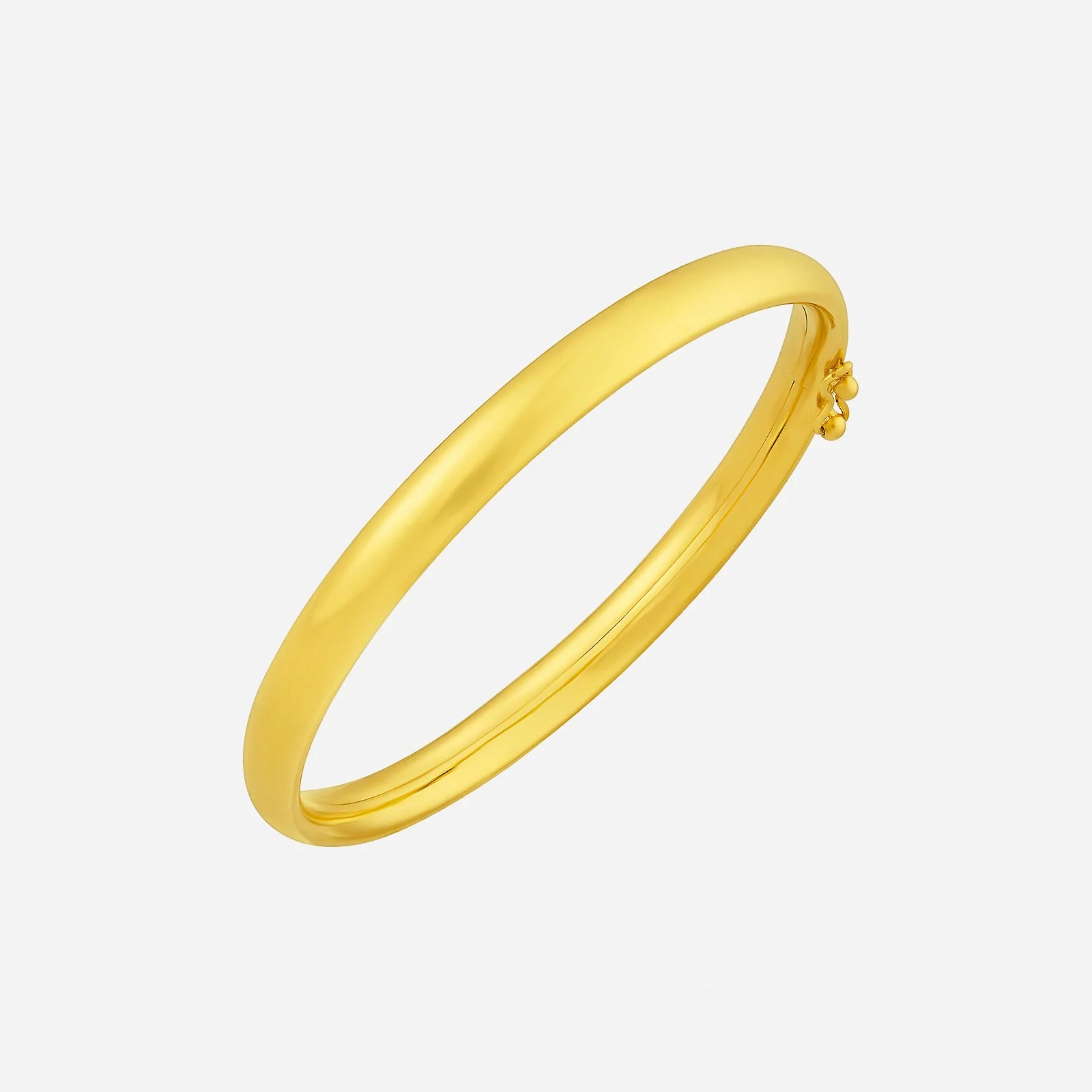 Dome Bangle in Yellow Gold (D22KSTYLE0232A)