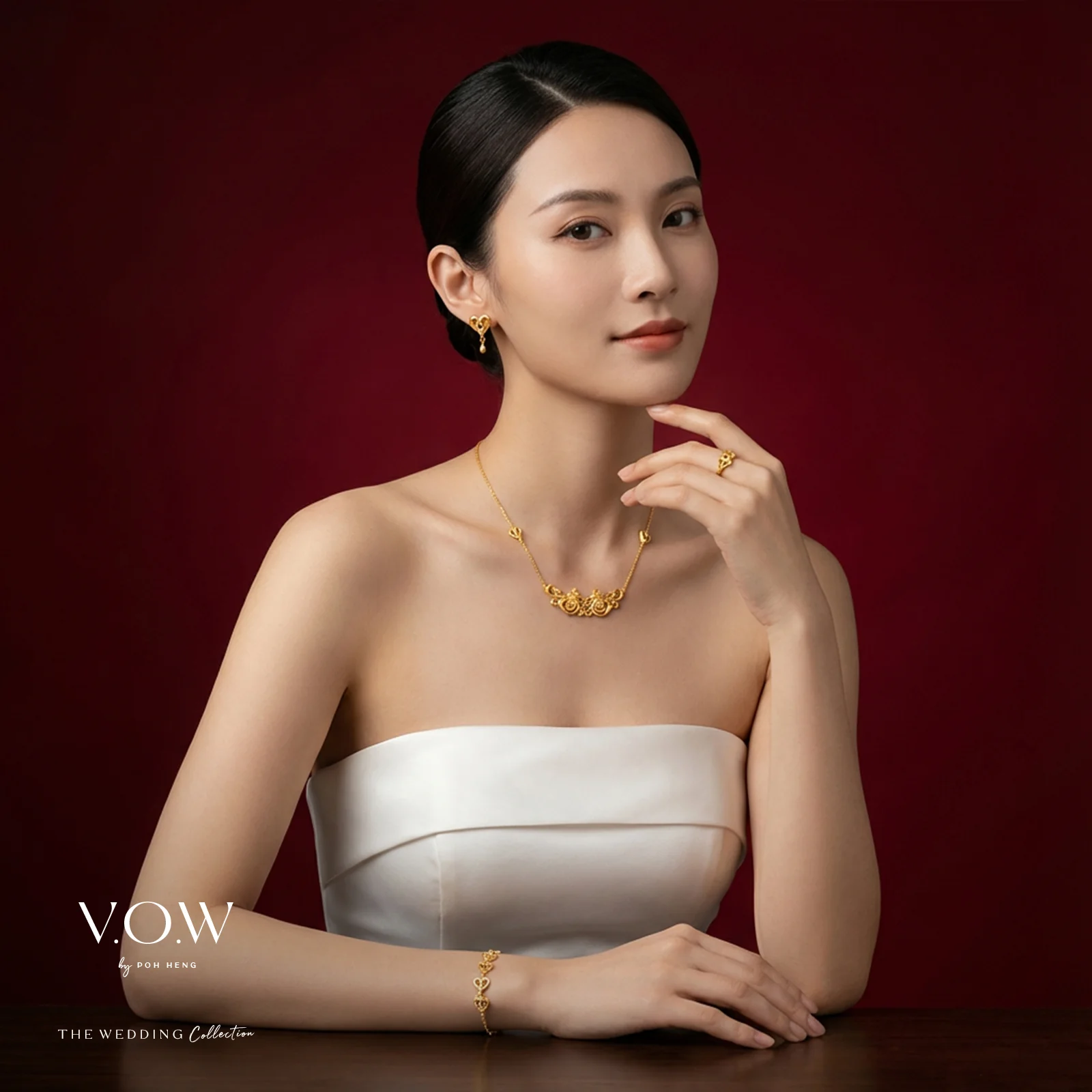 Double Phoenix Bracelet in Yellow Gold (E999GROUP090V0455A) - Image 3