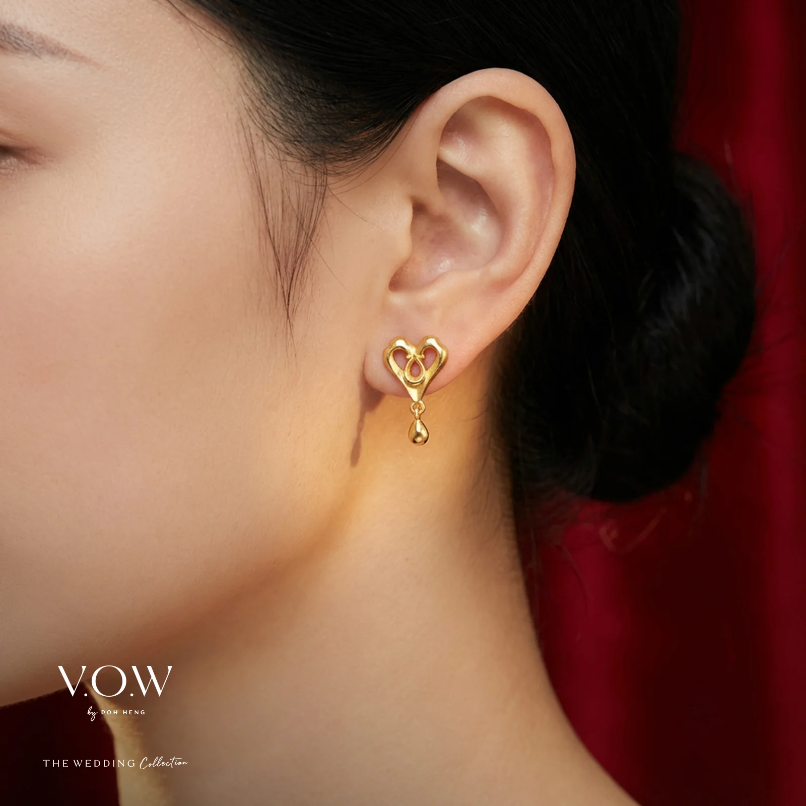Double Phoenix Earrings in Yellow Gold (H999GROUP090V1214A) - Image 2