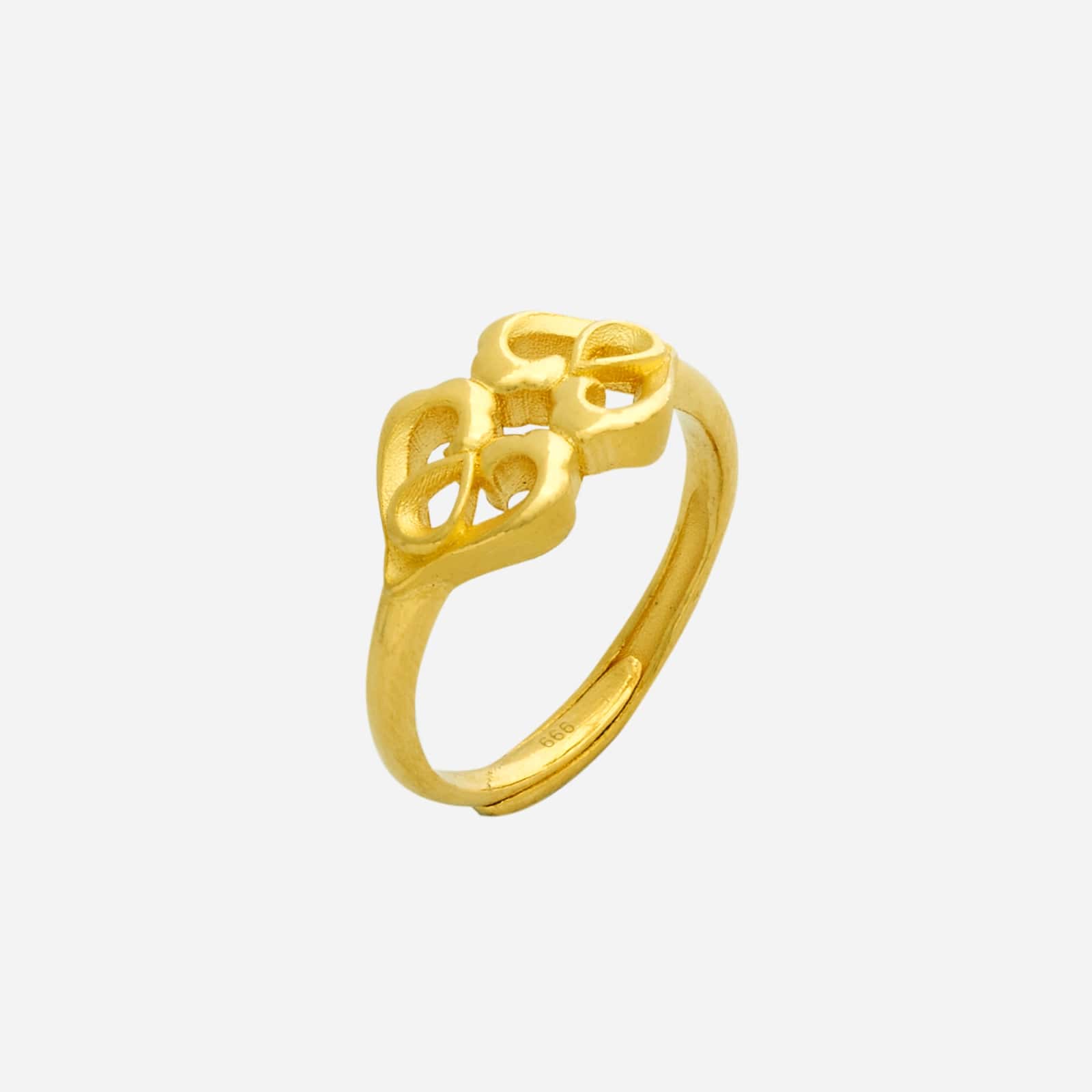 Double Phoenix Ring in Yellow Gold (A999GROUP090V0808A)