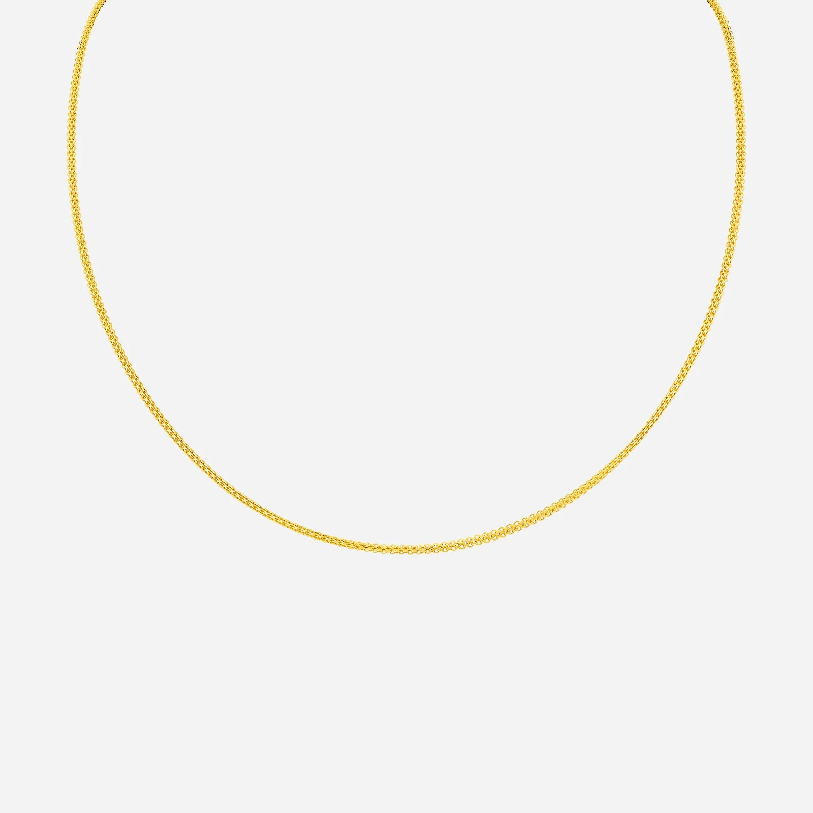 Double Rope Chain in Yellow Gold (F22KSTYLE0260A)