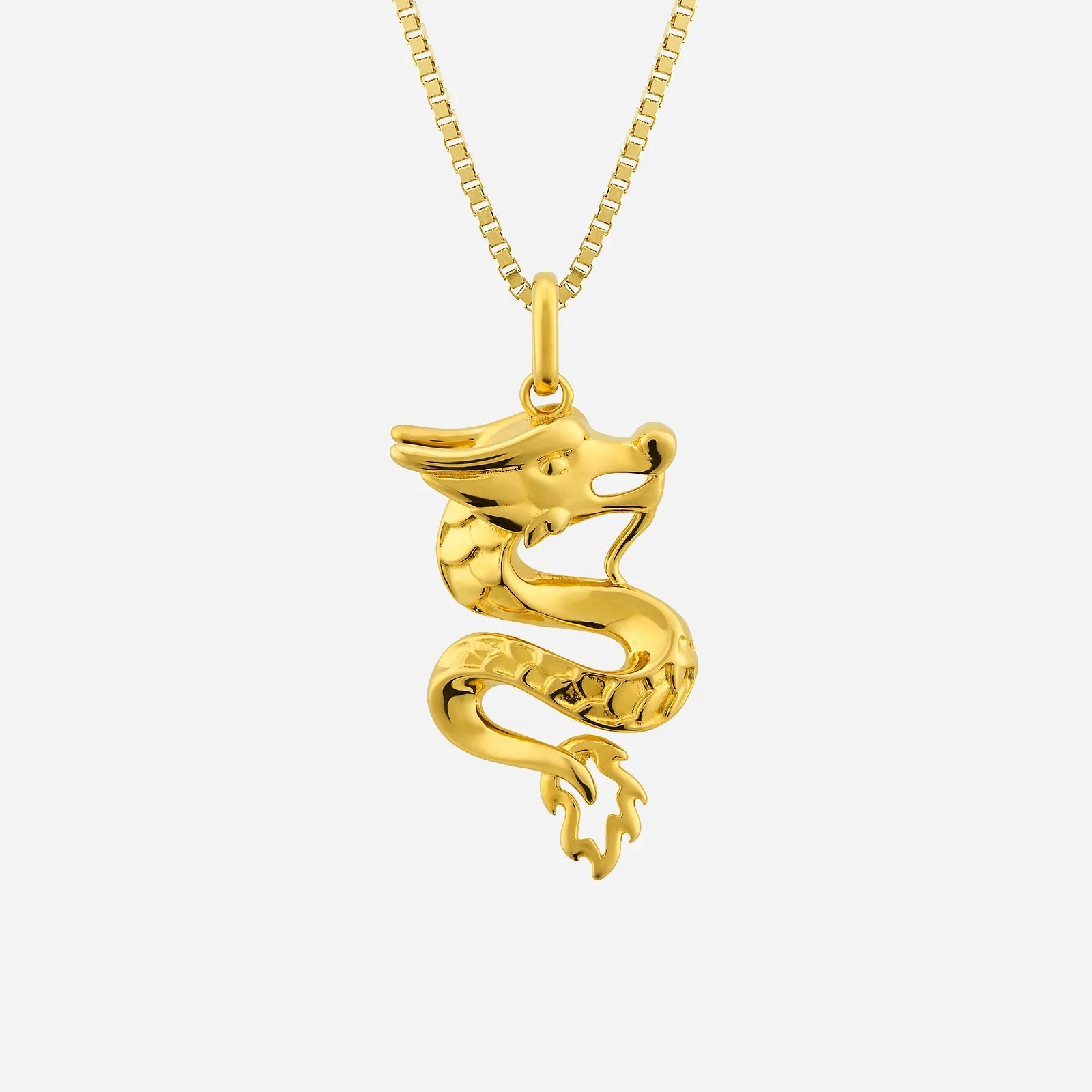 Dragon Pendant in Yellow Gold (G22KSTYLE1415A)