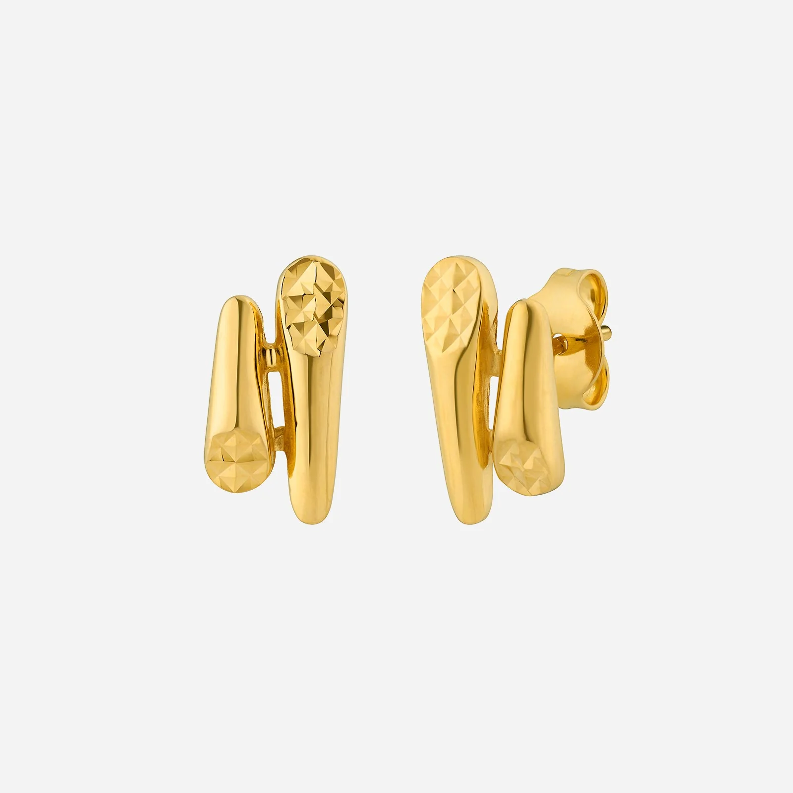 Earrings in Yellow Gold (H22KGROUP077V1169A)
