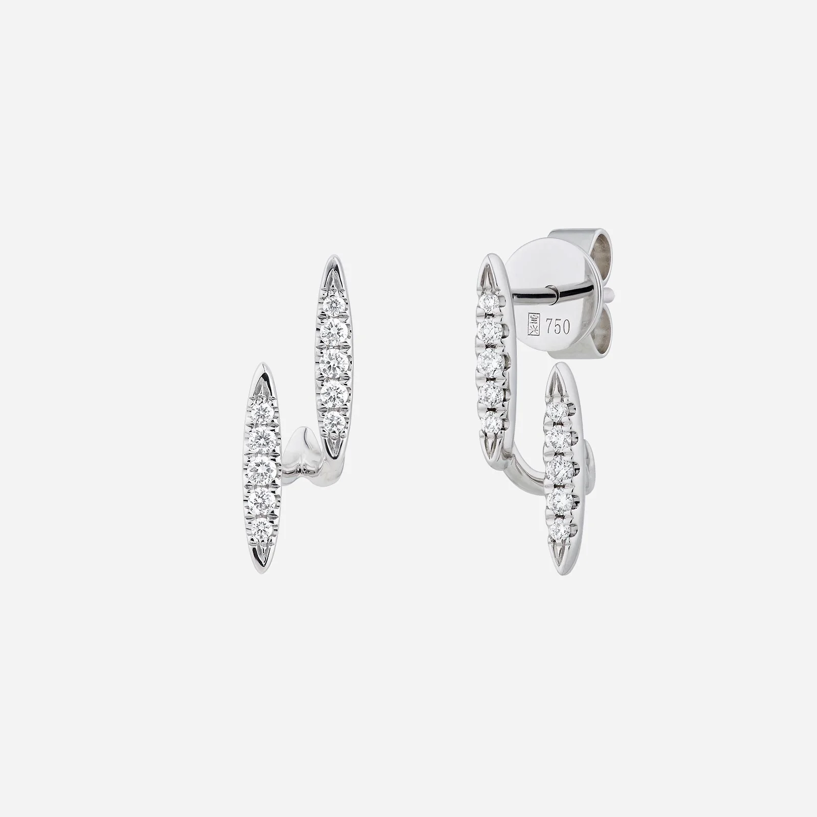 Enchant Diamond Earrings in White Gold (HDIASTYLE1261A)