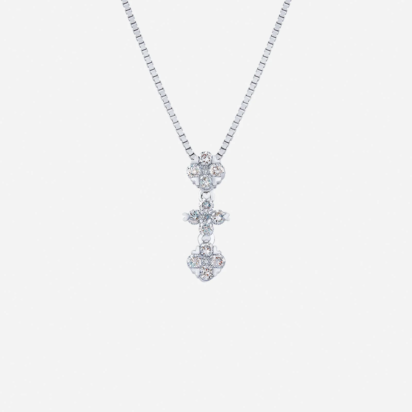 Enchanted Versatile Diamond Pendant in White Gold (GDIASTYLE1836A)