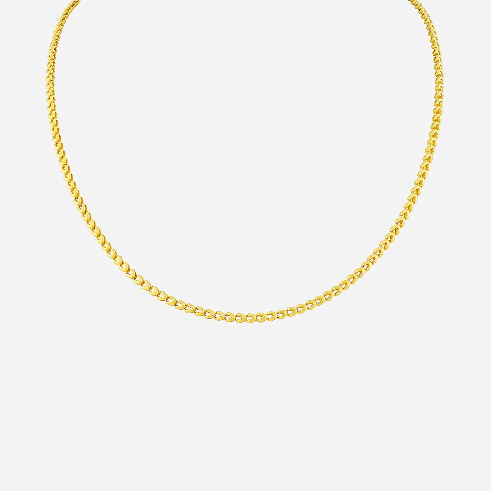 Endless Knot Necklace in Yellow Gold (F22KGROUP234V0548A)
