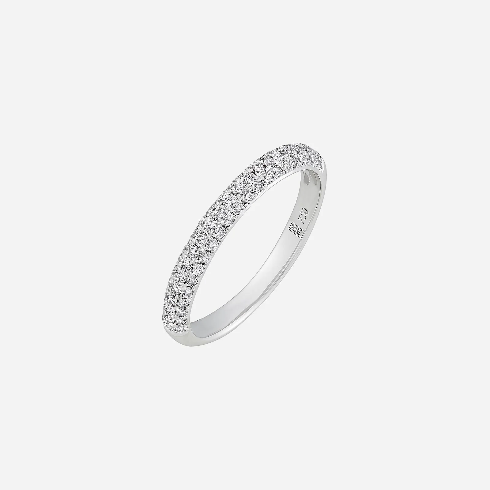 Eternity Glow Diamond Ring in White Gold (ADIAGROUP227V1052A)